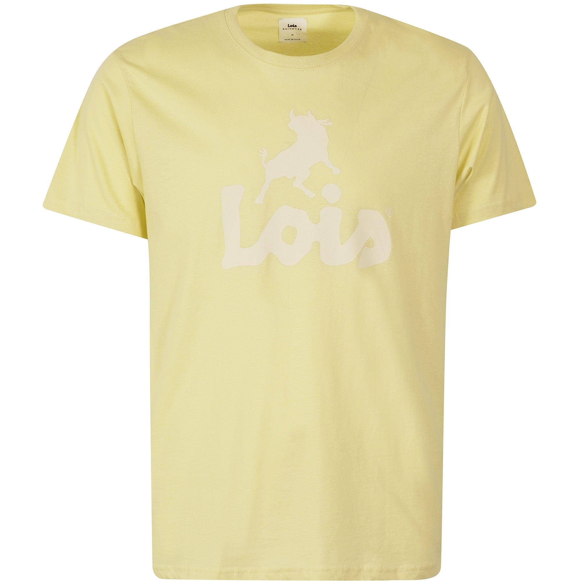 Lois Jeans New Baco Logo T-Shirt - Angora
