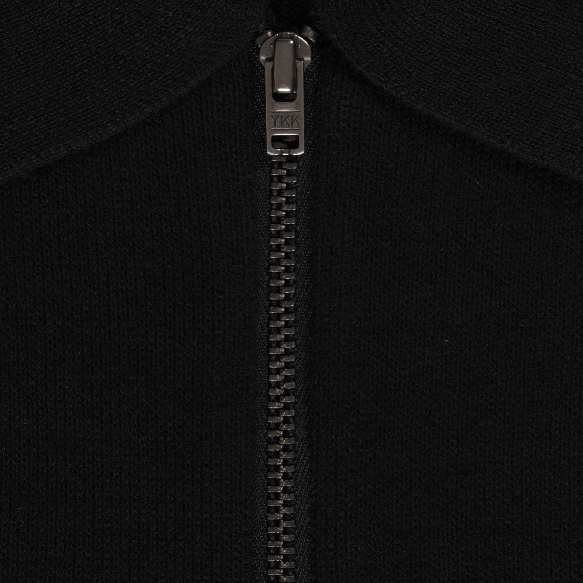 None Of The Above Zip Polo Shirt - Black