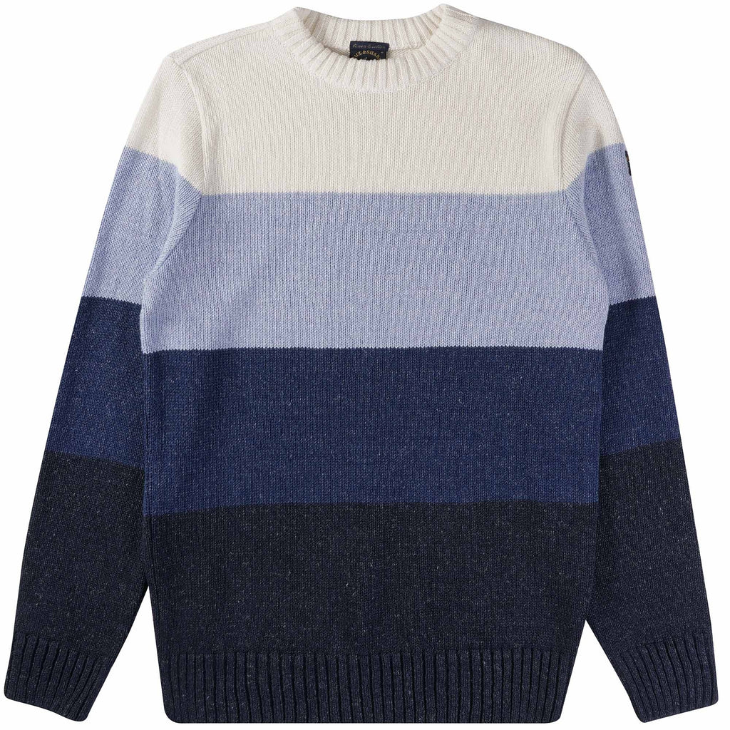 Paul and Shark Stripe Sweater - Blue