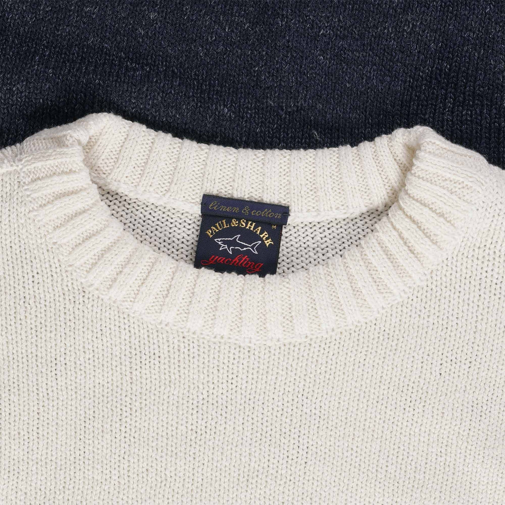 Paul and Shark Stripe Sweater - Blue