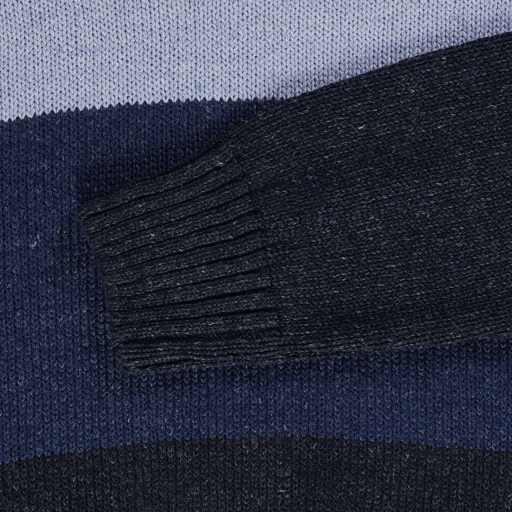 Paul and Shark Stripe Sweater - Blue