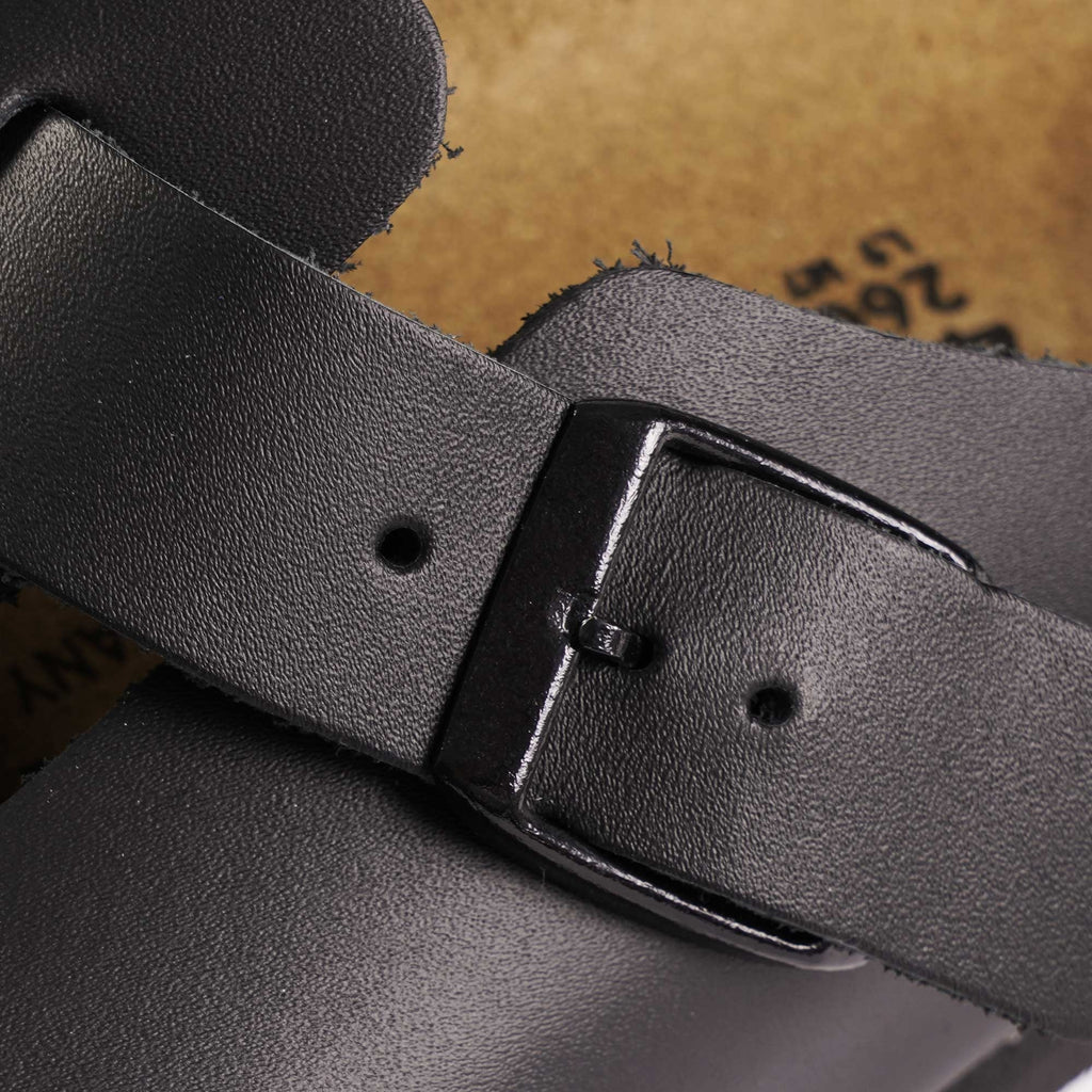 Birkenstock Boston Natural Leather - Black