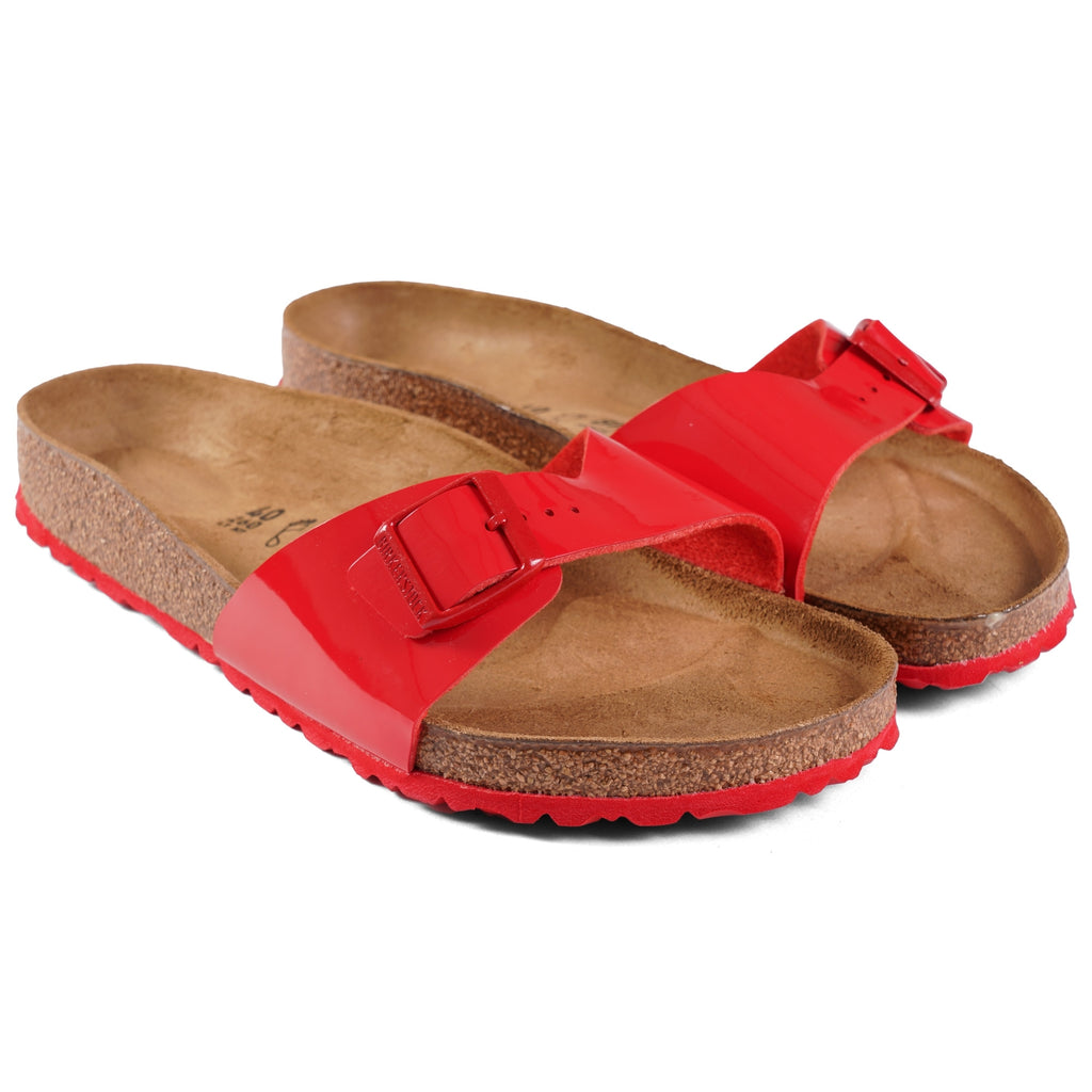 Birkenstock Womens Madrid - Patent Cherry