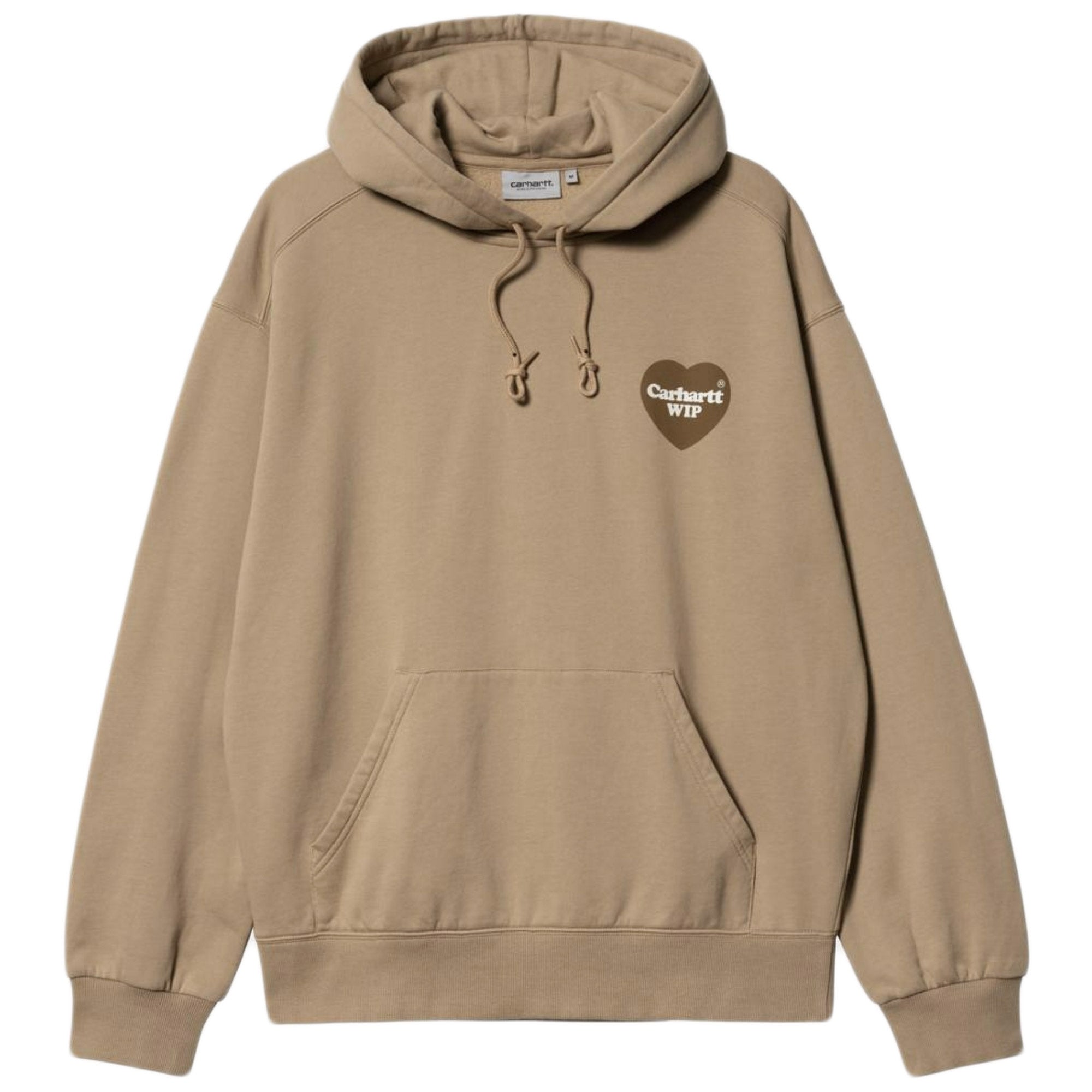 Carhartt WIP Hooded Heart Sweat - Dusty Brown