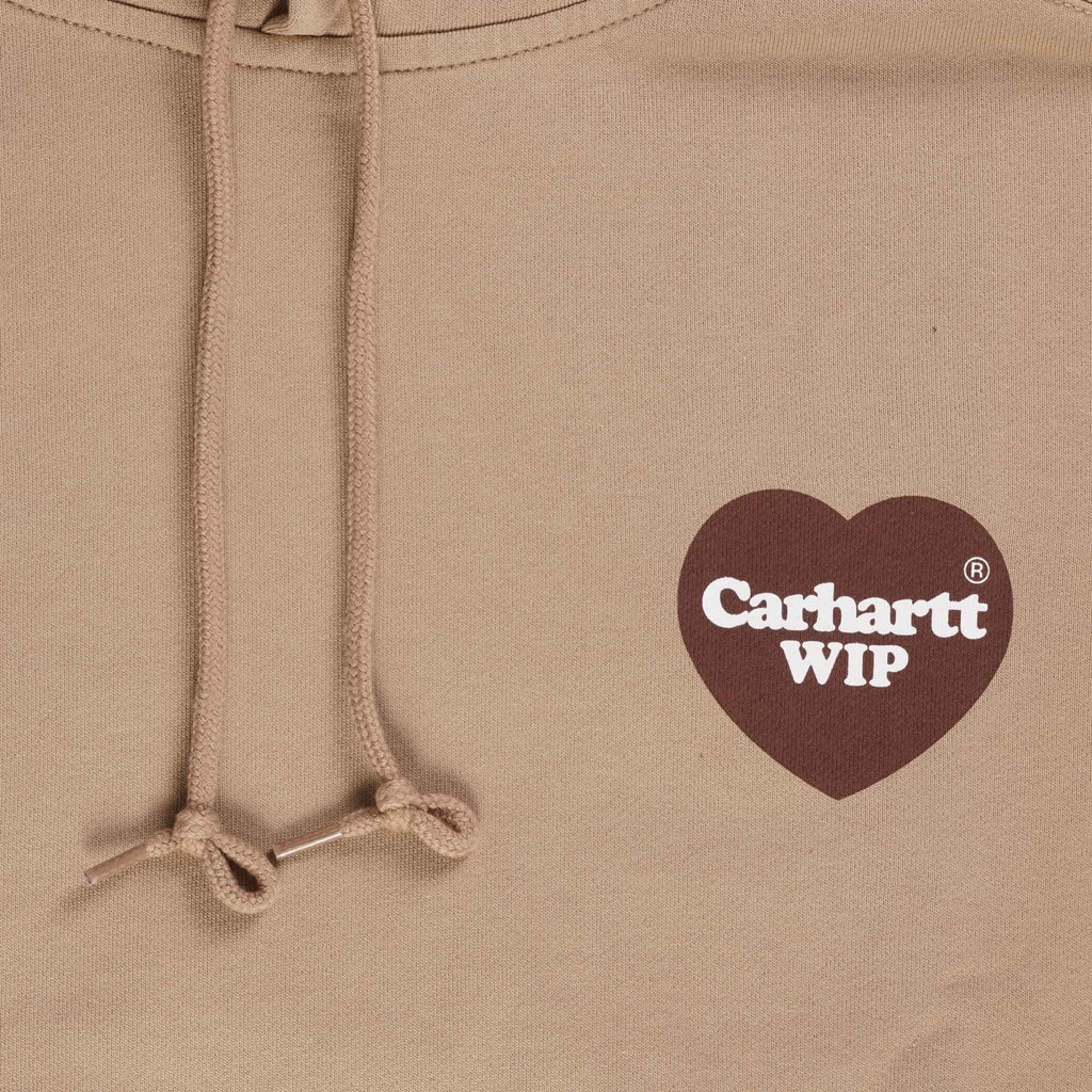 Carhartt WIP Hooded Heart Sweat - Dusty Brown