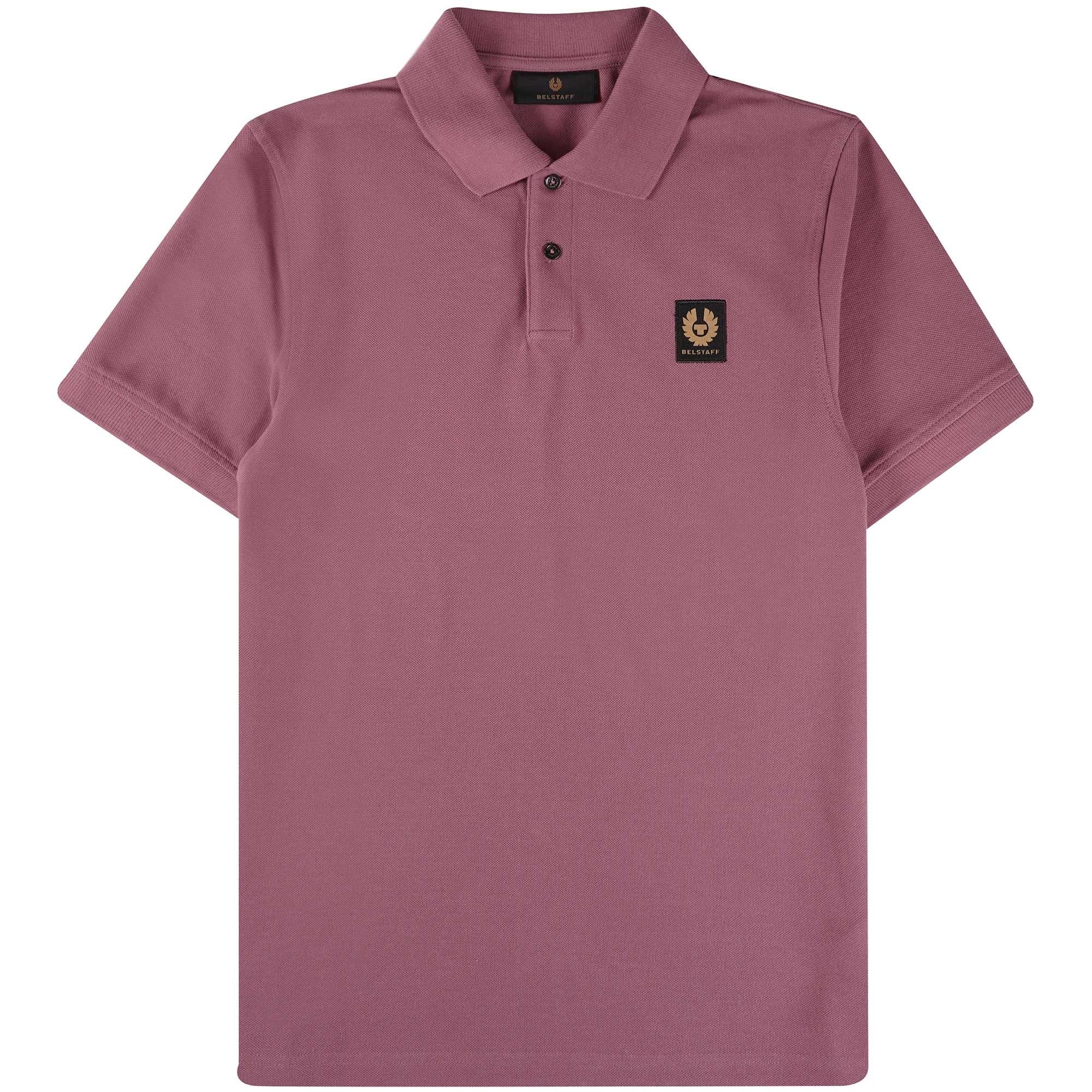Belstaff Logo Polo Shirt - Mulberry