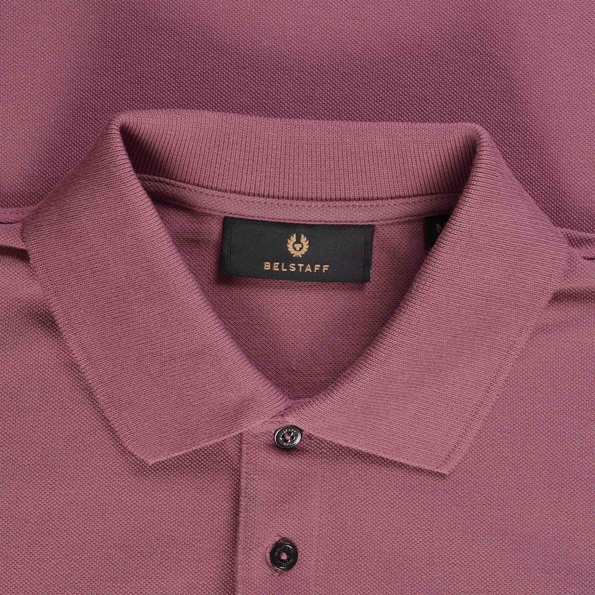 Belstaff Logo Polo Shirt - Mulberry
