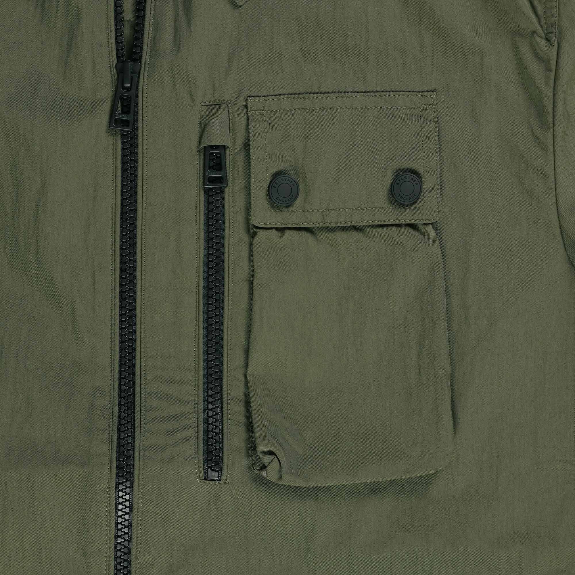 Belstaff Rail Overshirt - True Olive