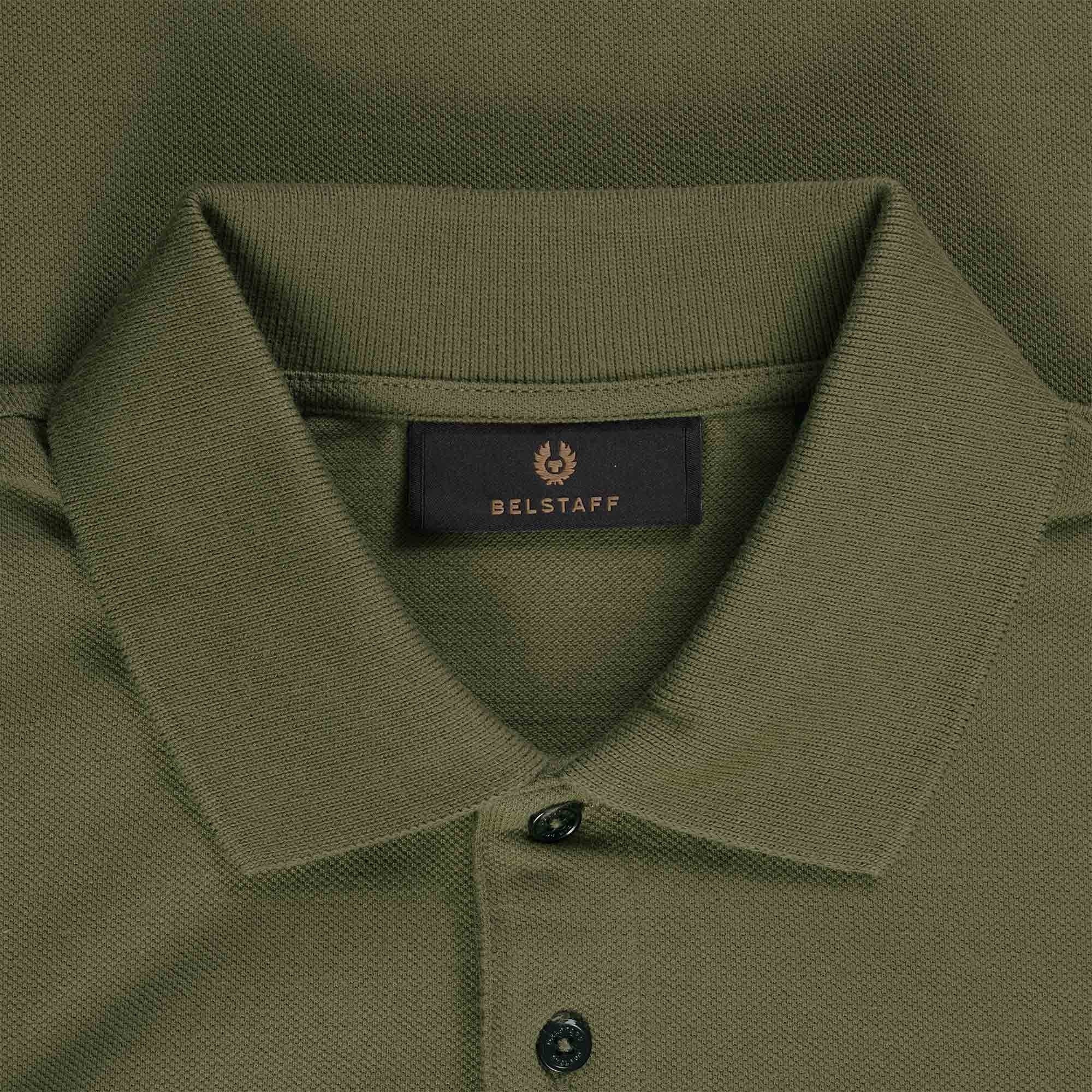 Belstaff Logo Polo Shirt - True Olive
