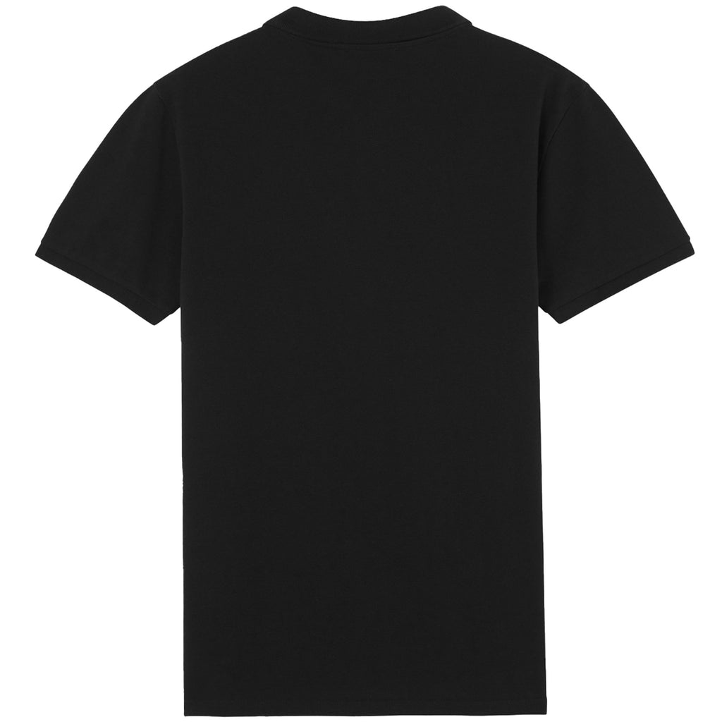 Maison Kitsune Tricolour Patch Classic Polo Shirt - Black