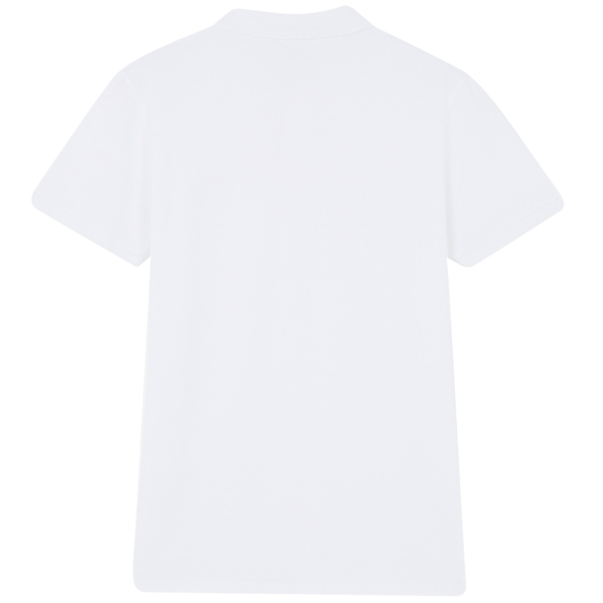 Maison Kitsune Tricolour Patch Classic Polo Shirt - White
