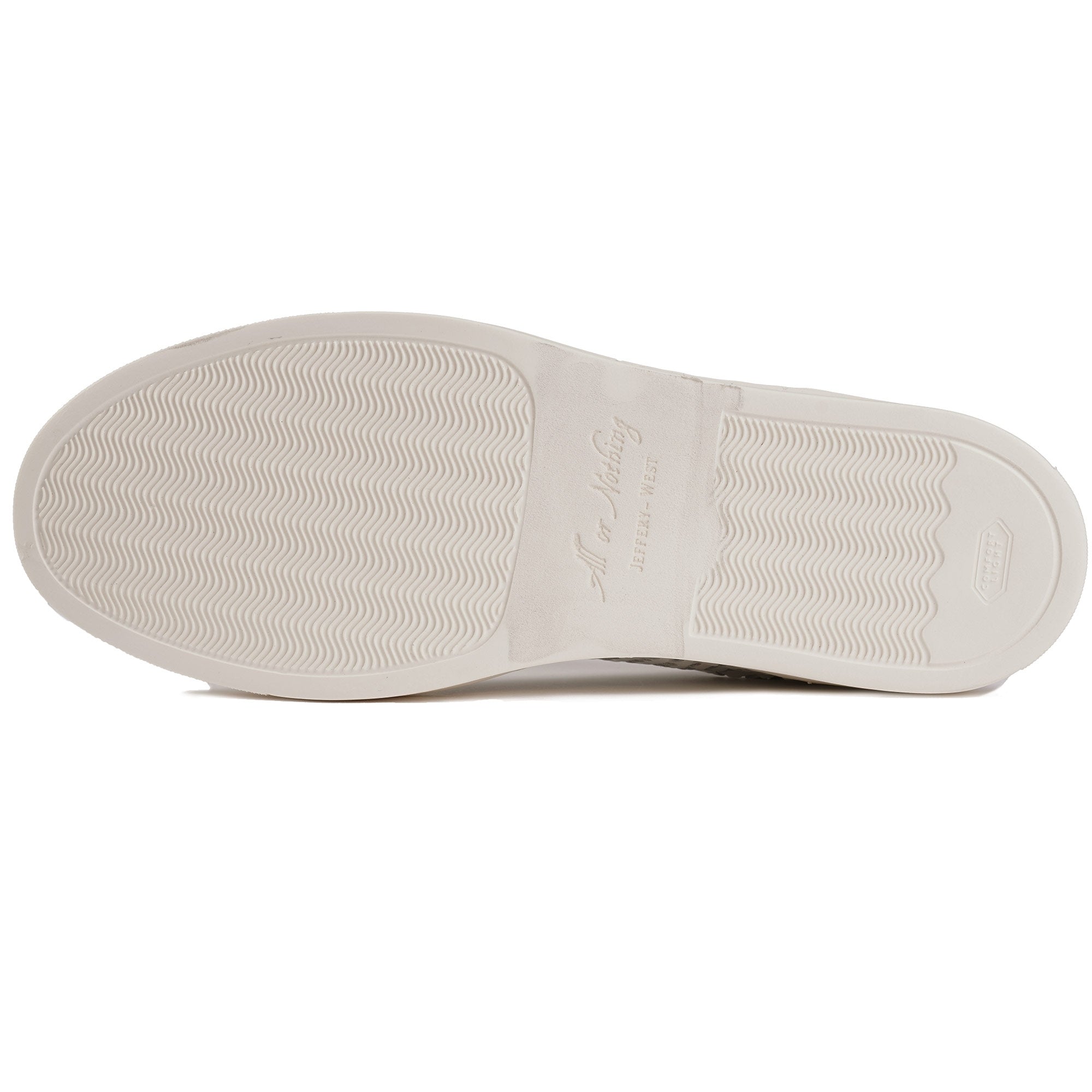 Jeffery West Apollo Woven Leather - White