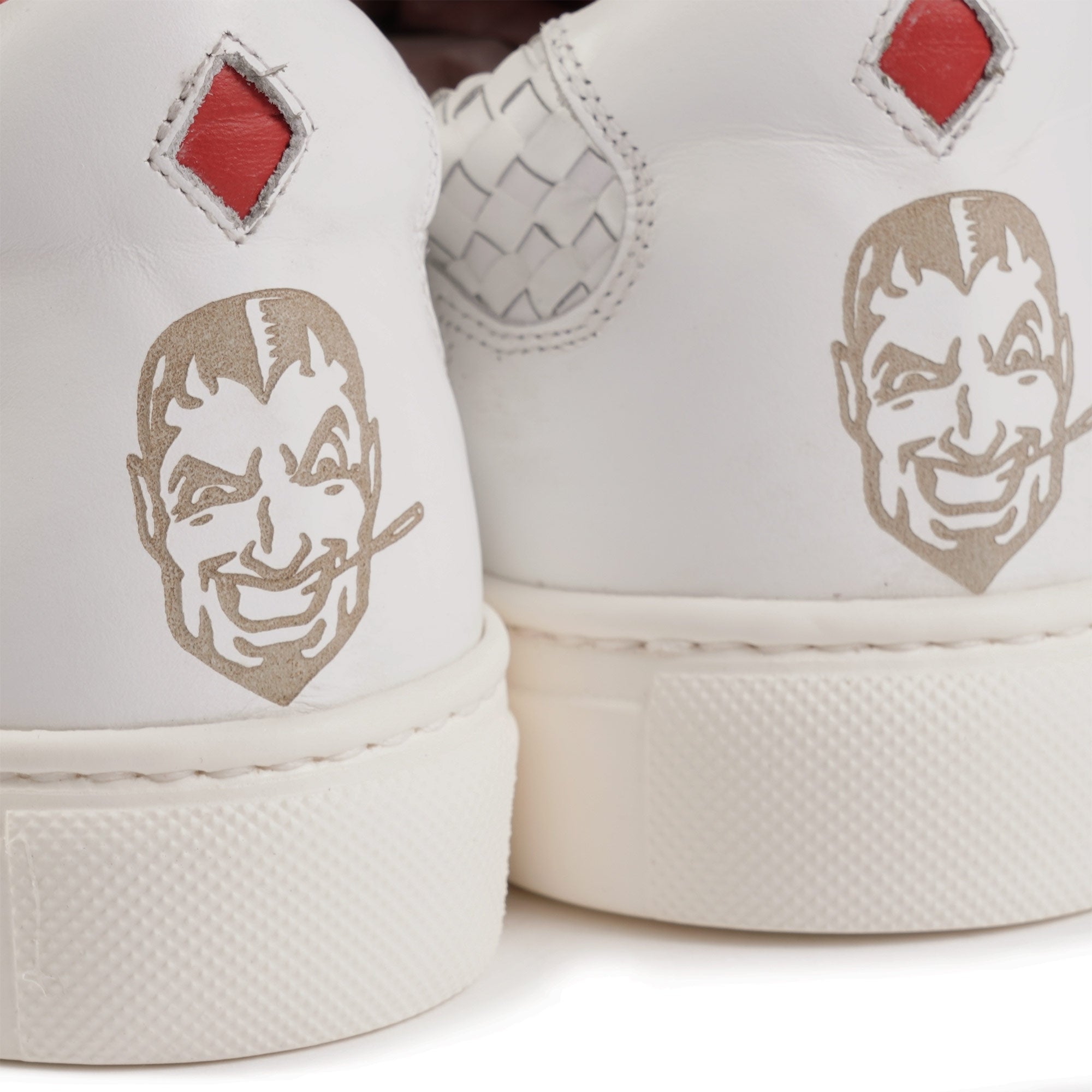 Jeffery West Apollo Woven Leather - White