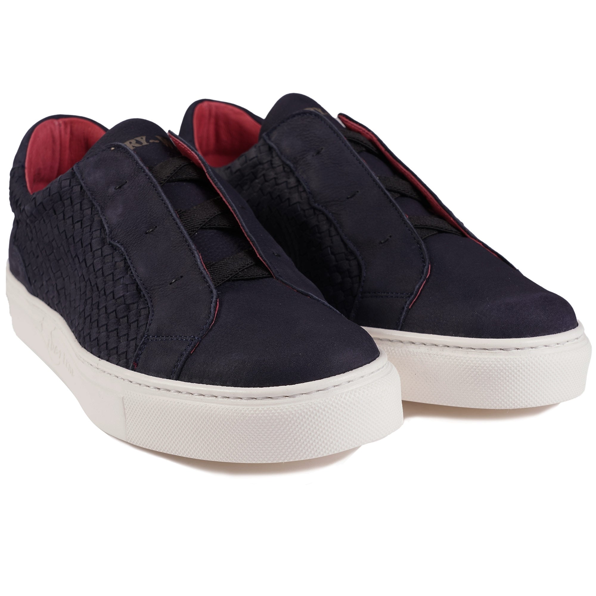 Jeffery West Apollo Woven Nubuck Leather - Navy