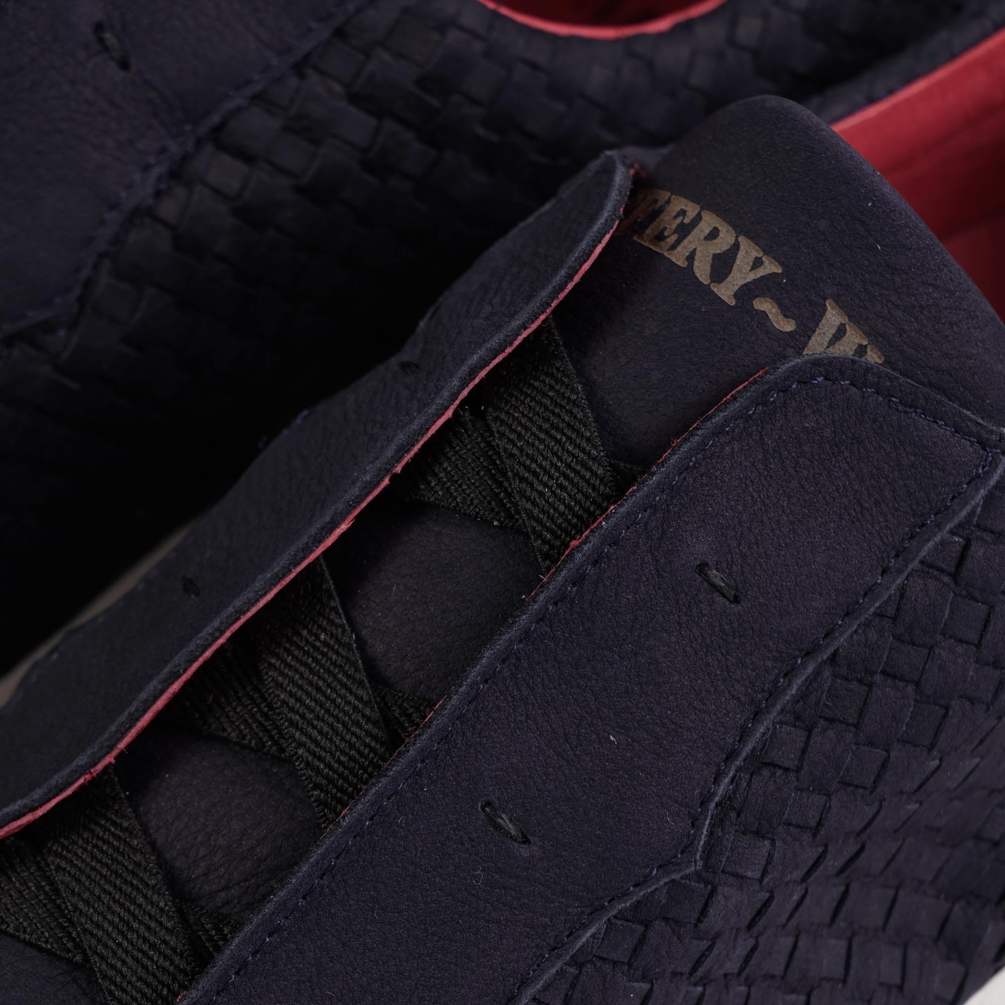 Jeffery West Apollo Woven Nubuck Leather - Navy
