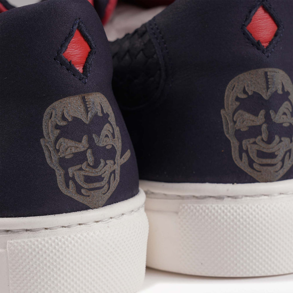 Jeffery West Apollo Woven Nubuck Leather - Navy