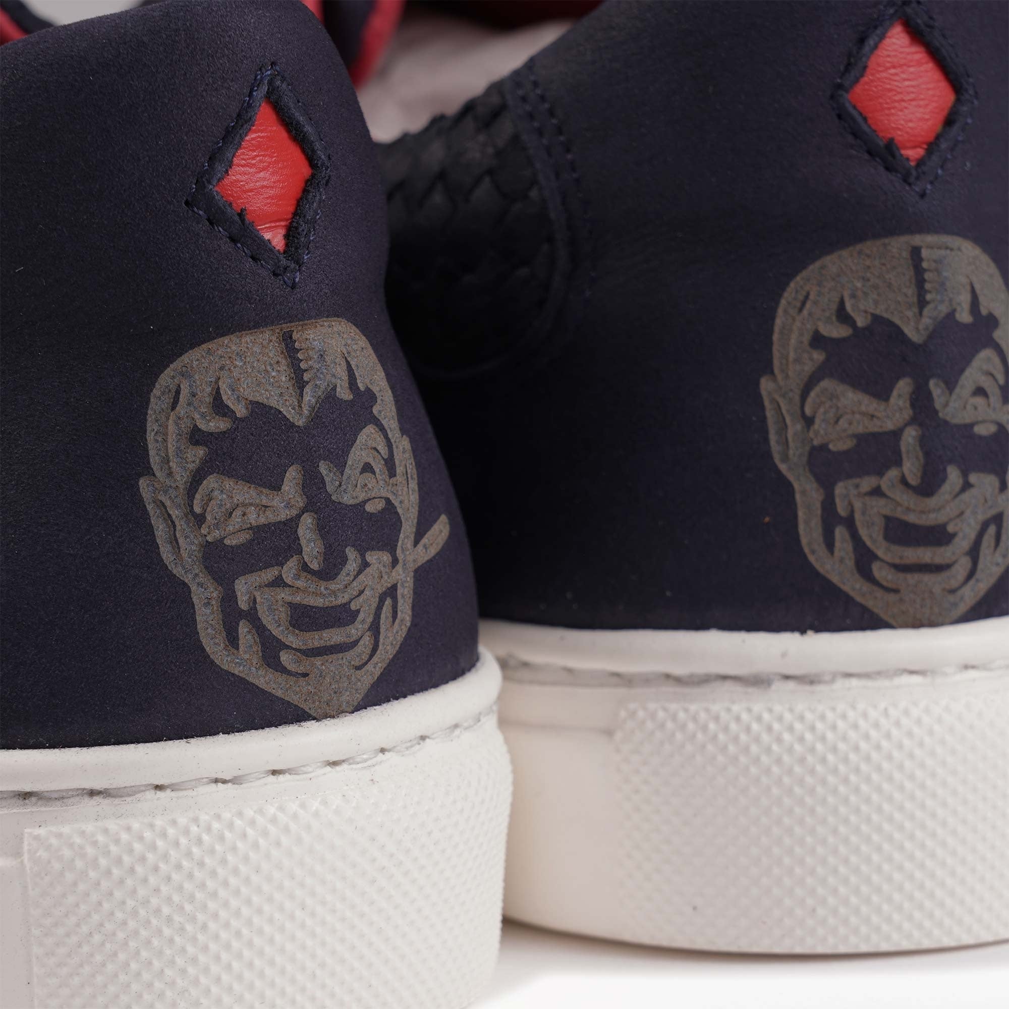 Jeffery West Apollo Woven Nubuck Leather - Navy