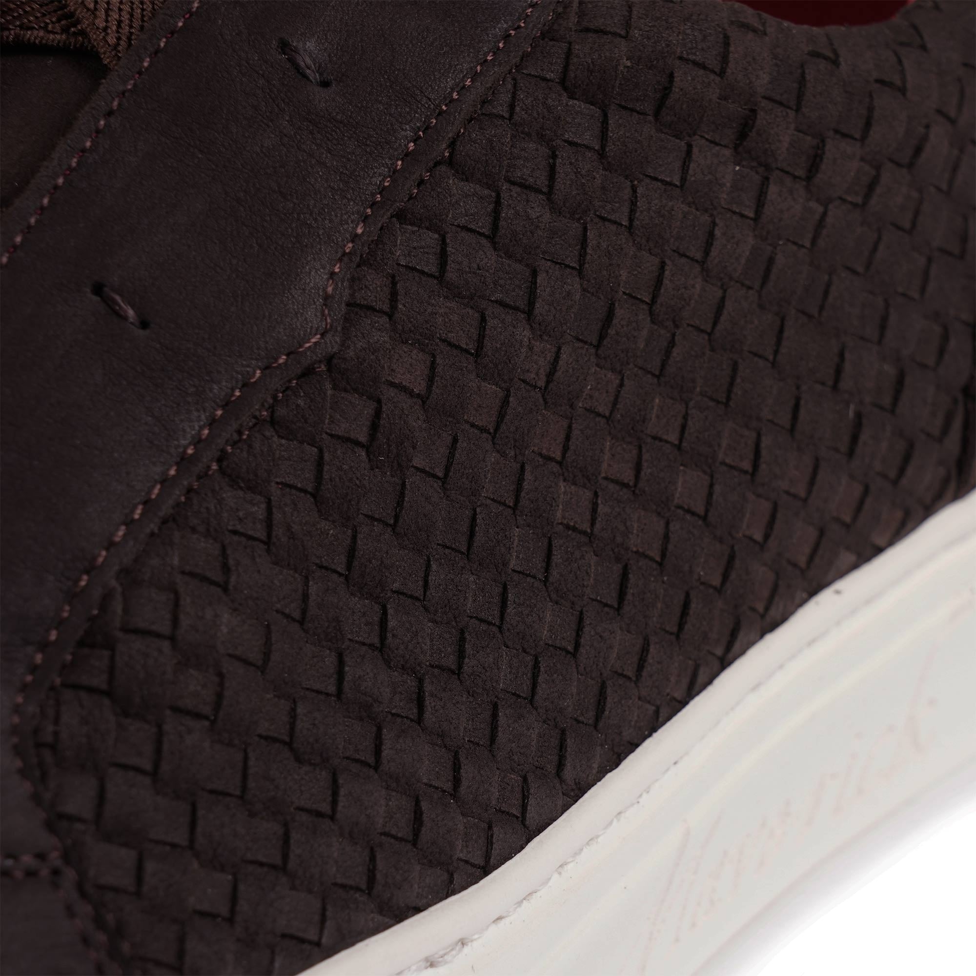 Jeffery West Apollo Woven Nubuck Leather - Dark Brown