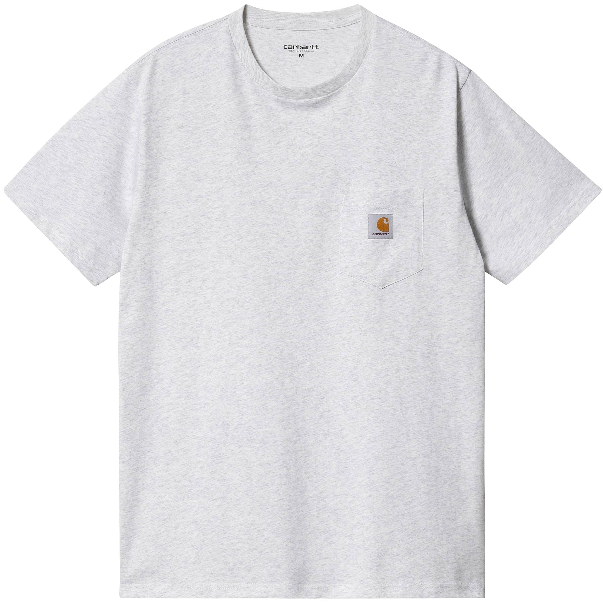 Carhartt WIP Short Sleeve Pocket T-Shirt - Heather Grey
