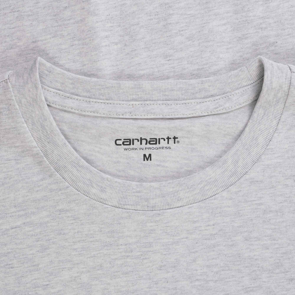 Carhartt WIP Short Sleeve Pocket T-Shirt - Heather Grey