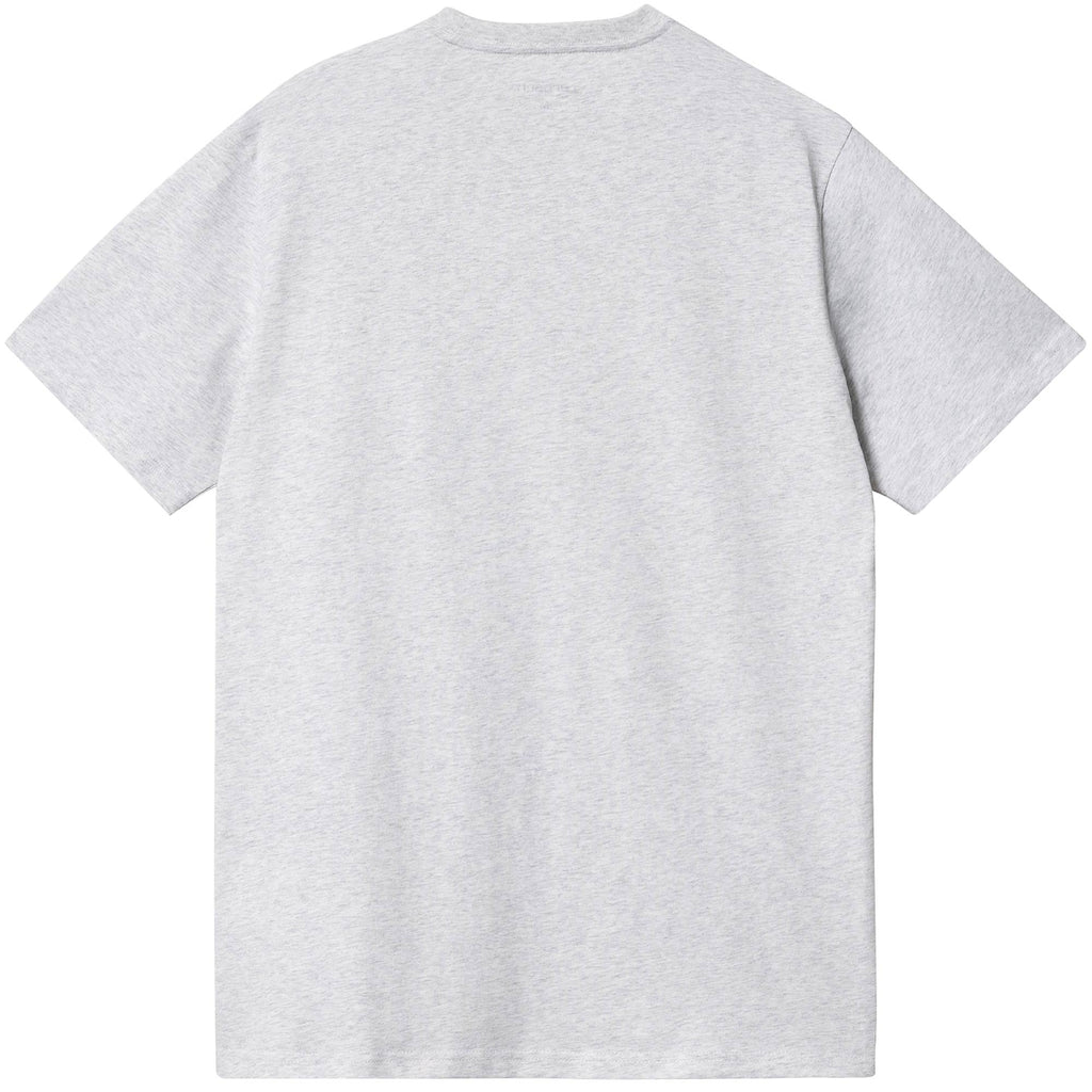 Carhartt WIP Short Sleeve Pocket T-Shirt - Heather Grey