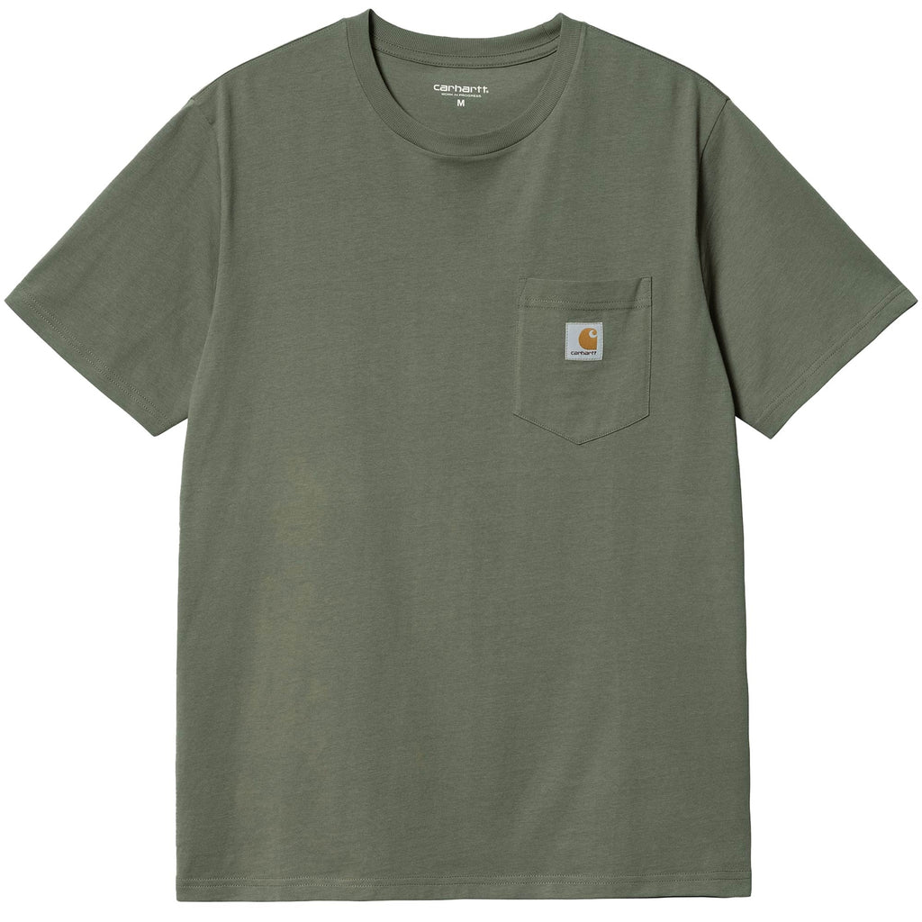 Carhartt WIP Short Sleeve Pocket T-Shirt - Smoke Green