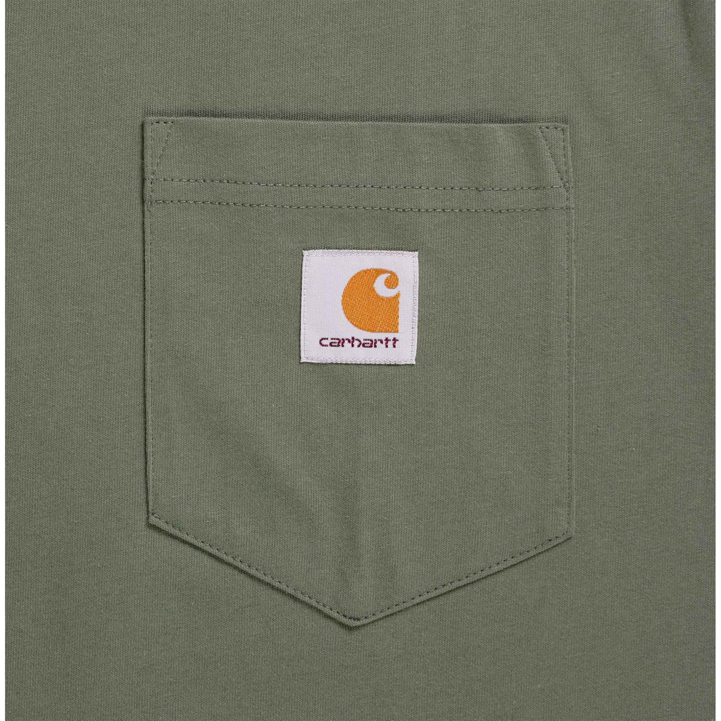 Carhartt WIP Short Sleeve Pocket T-Shirt - Smoke Green