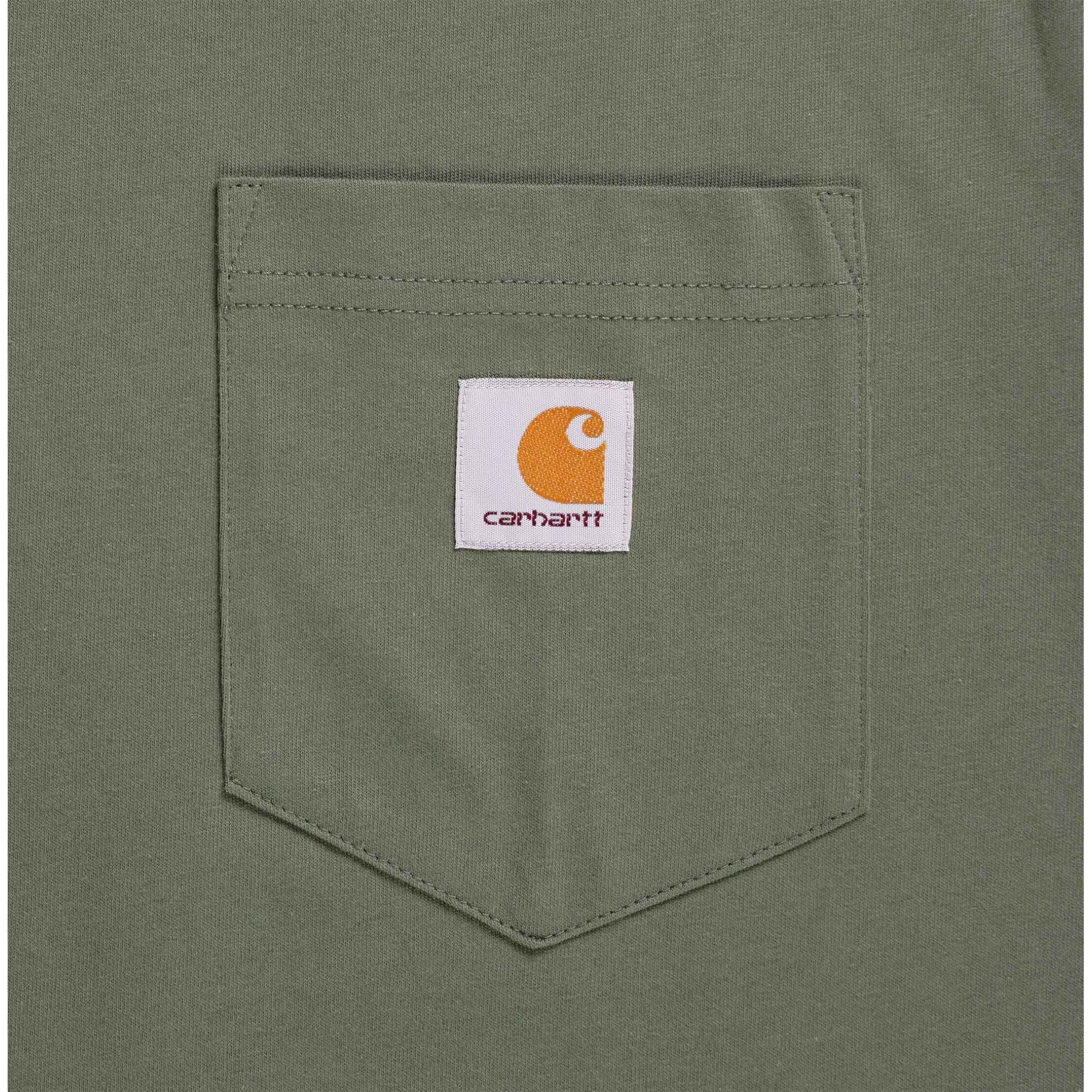 Carhartt WIP Short Sleeve Pocket T-Shirt - Smoke Green