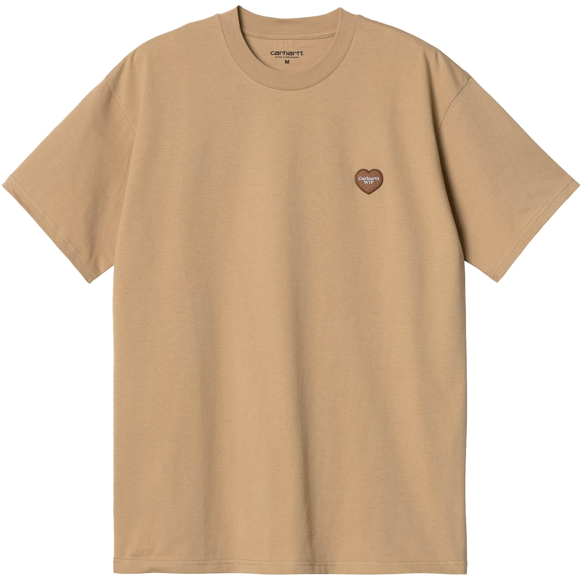 Carhartt WIP Short Sleeve Double Heart T-Shirt - Dusty Brown