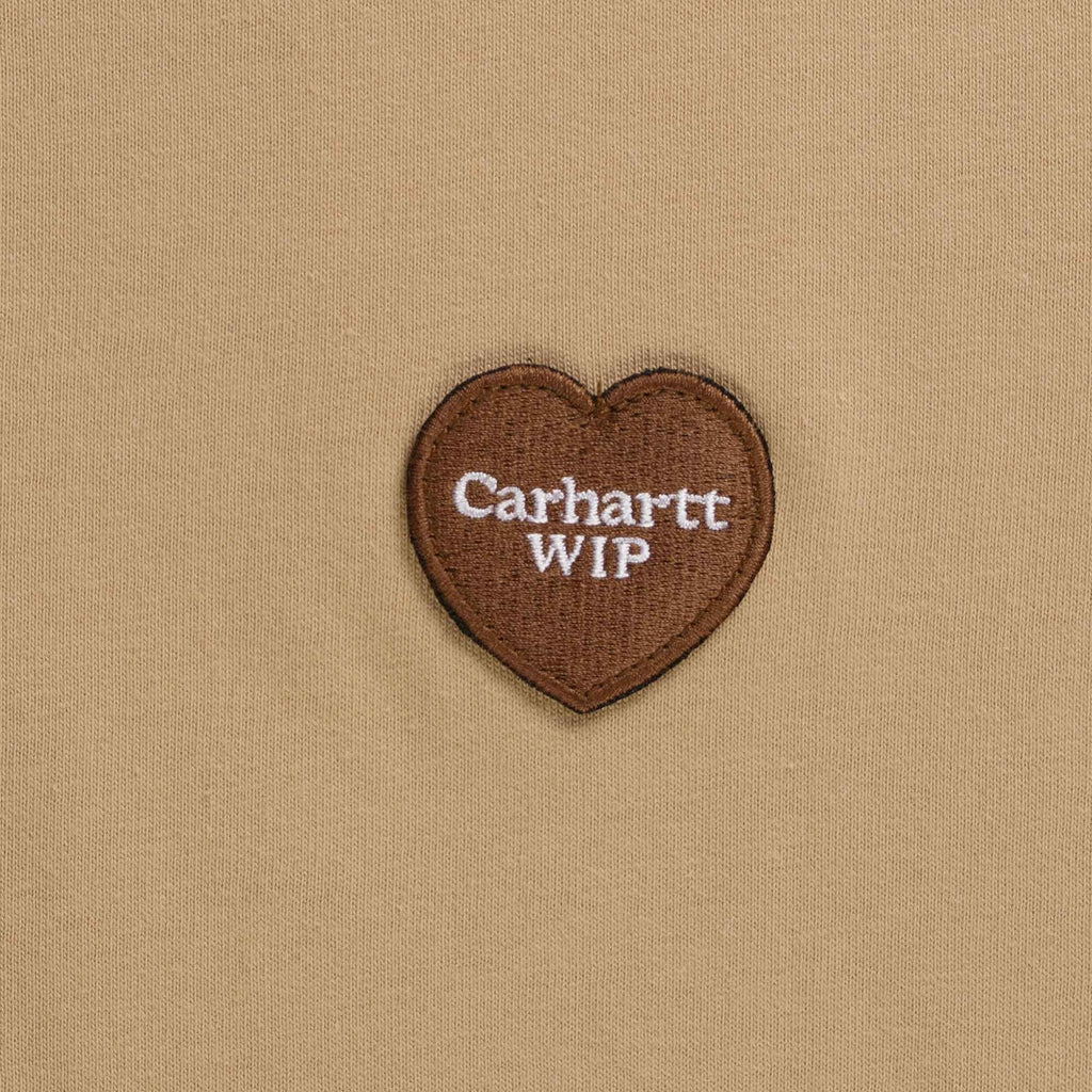 Carhartt WIP Short Sleeve Double Heart T-Shirt - Dusty Brown