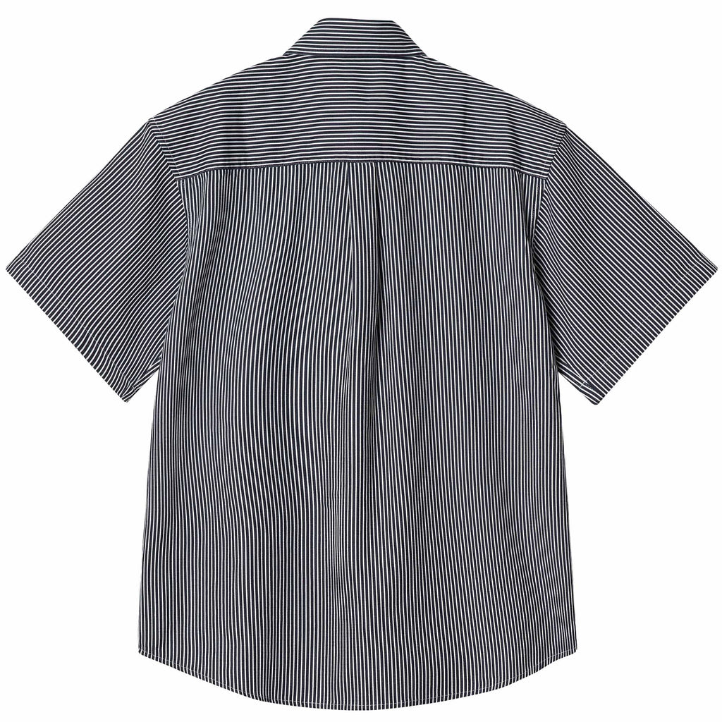 Carhartt WIP Short Sleeve Terrell Shirt - Dark Navy