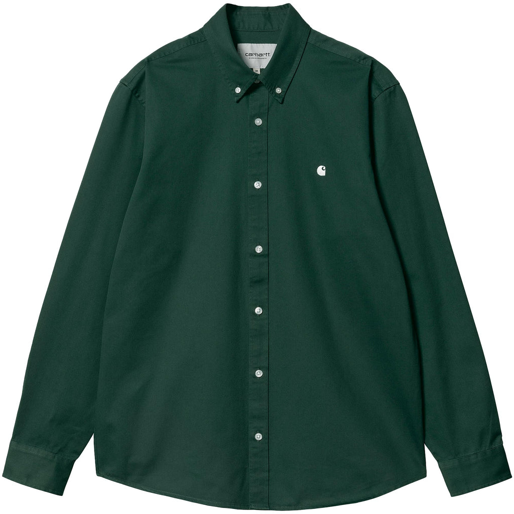 Carhartt WIP Long Sleeve Madison Shirt - Green
