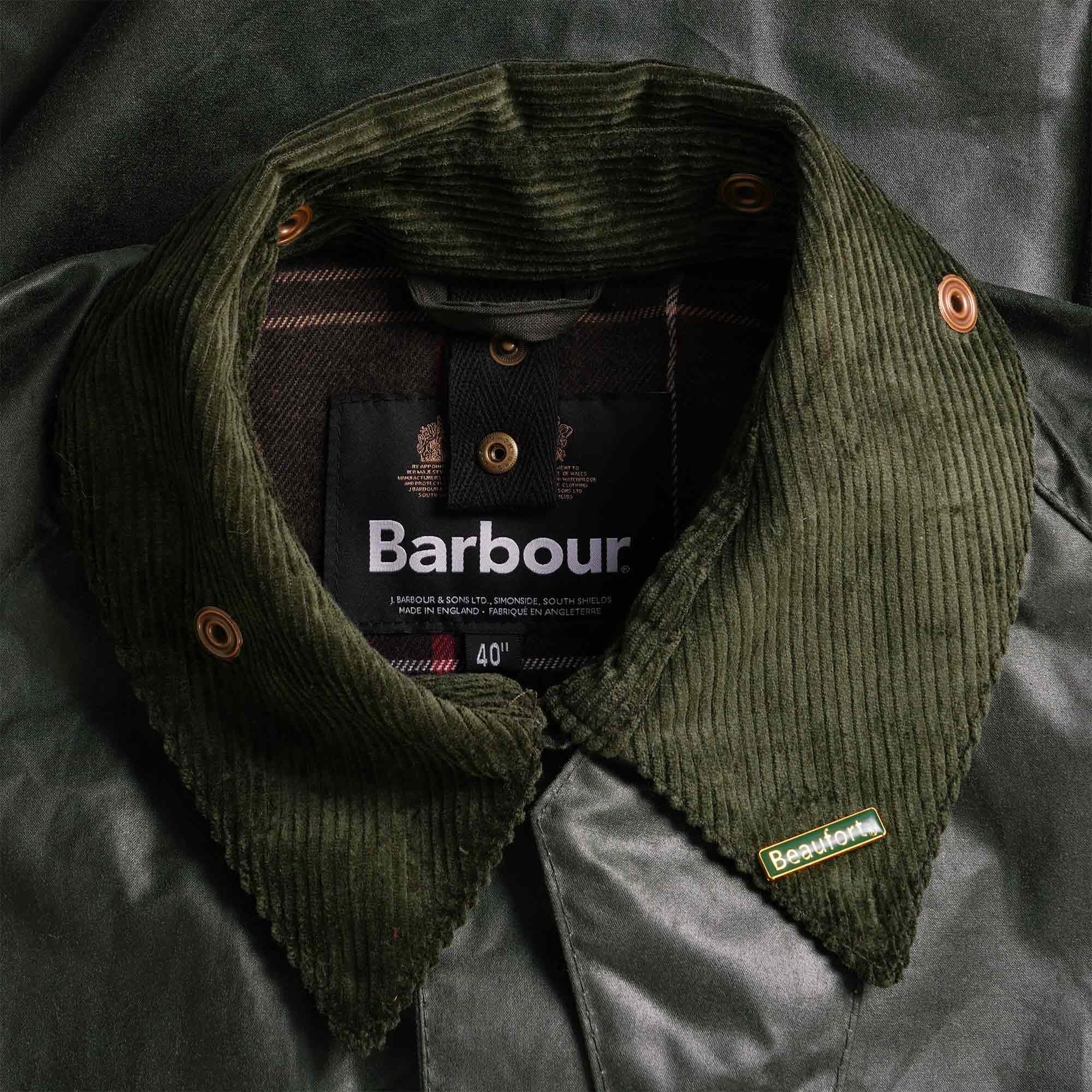 Barbour Beaufort Wax Jacket - Sage