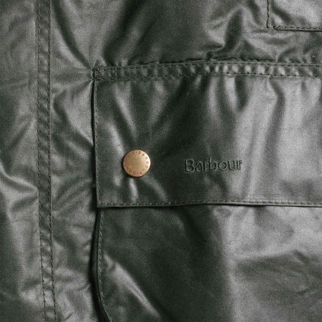 Barbour Beaufort Wax Jacket - Sage