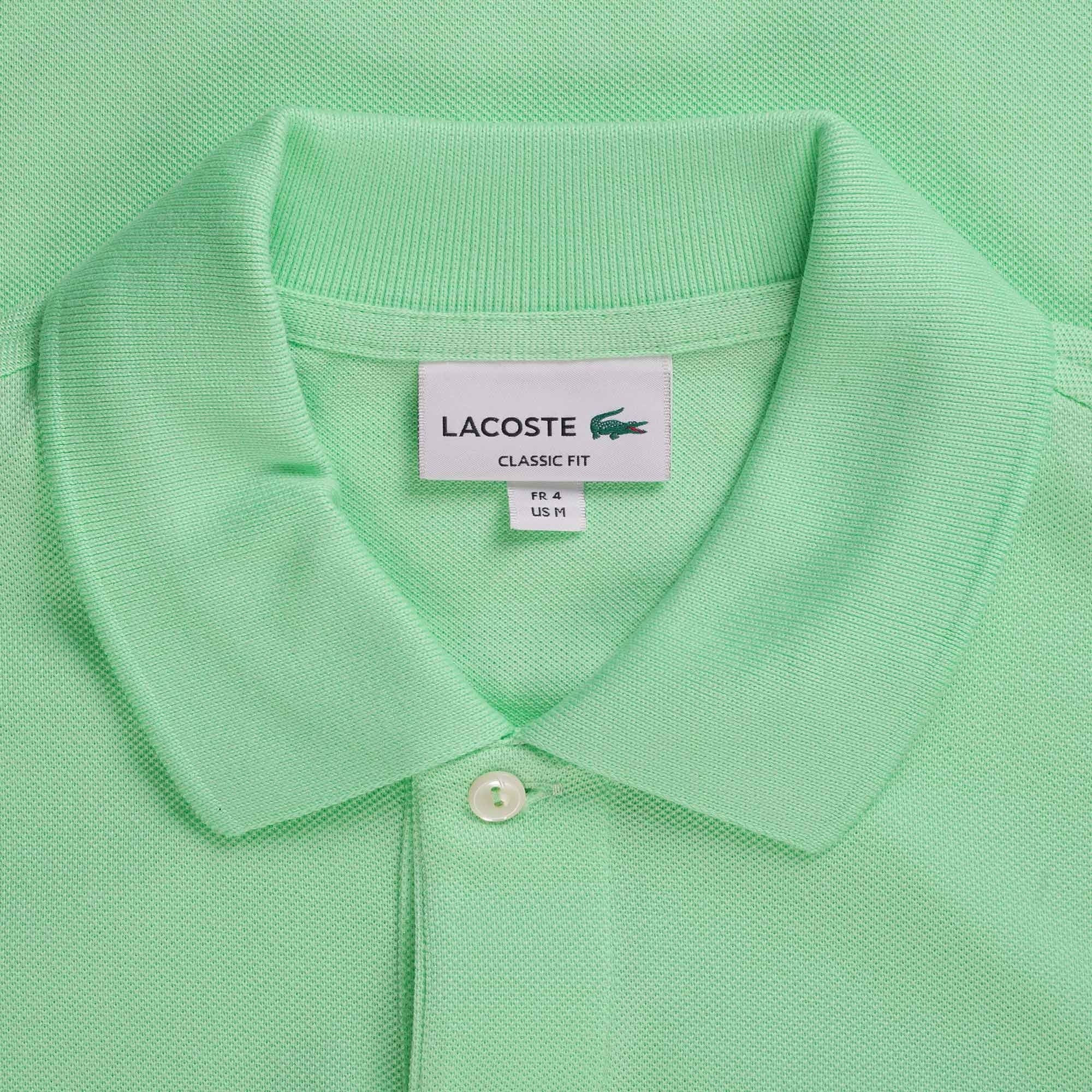 Lacoste Classic Pique Polo Shirt - Vert Clair