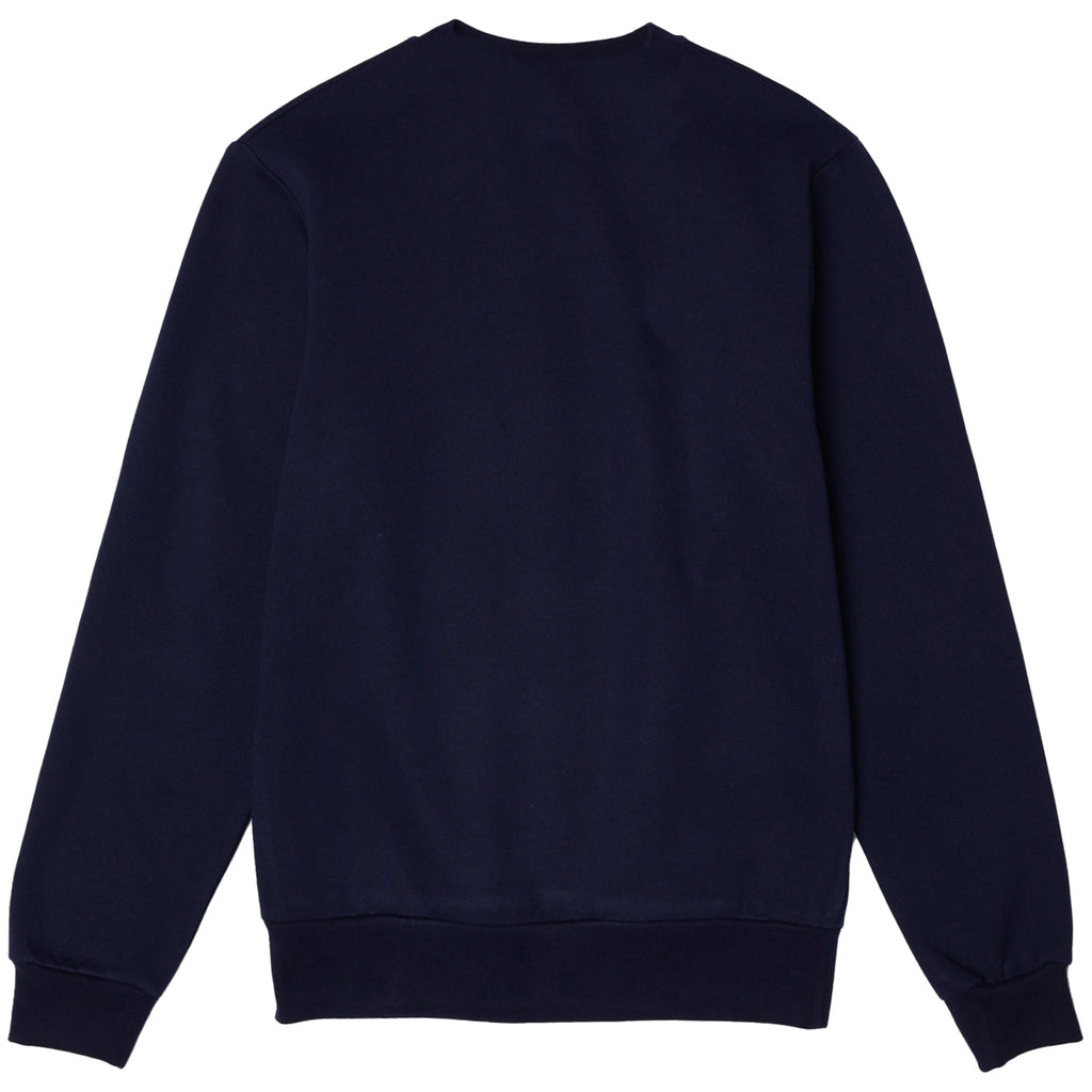 Lacoste Organic Brushed Cotton Sweatshirt - Marine
