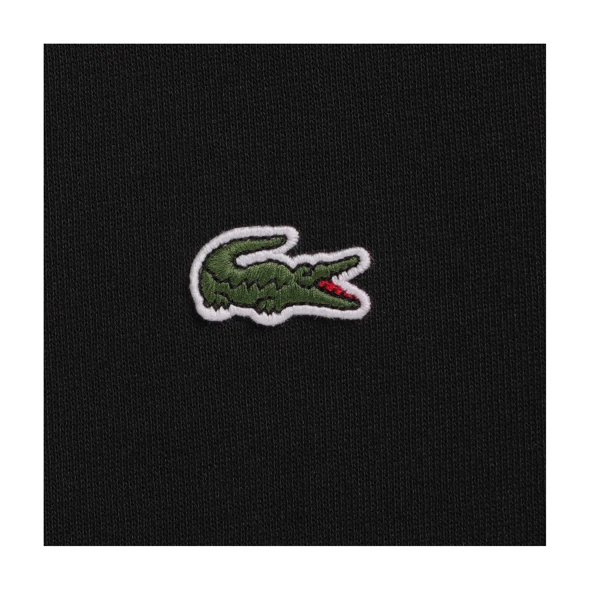 Lacoste Organic Brushed Cotton Sweatshirt - Black
