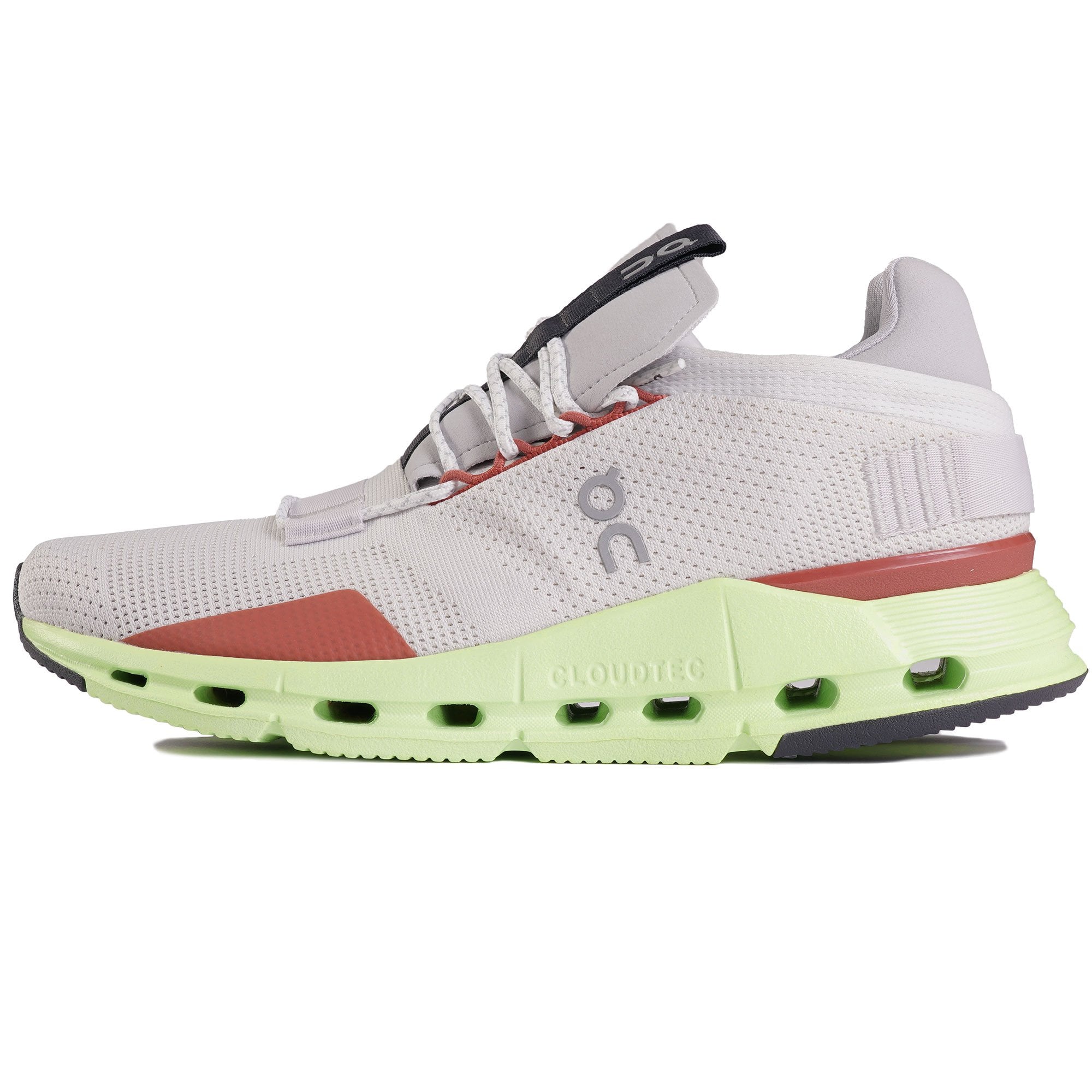 On Running Cloudnova - White and Limelight