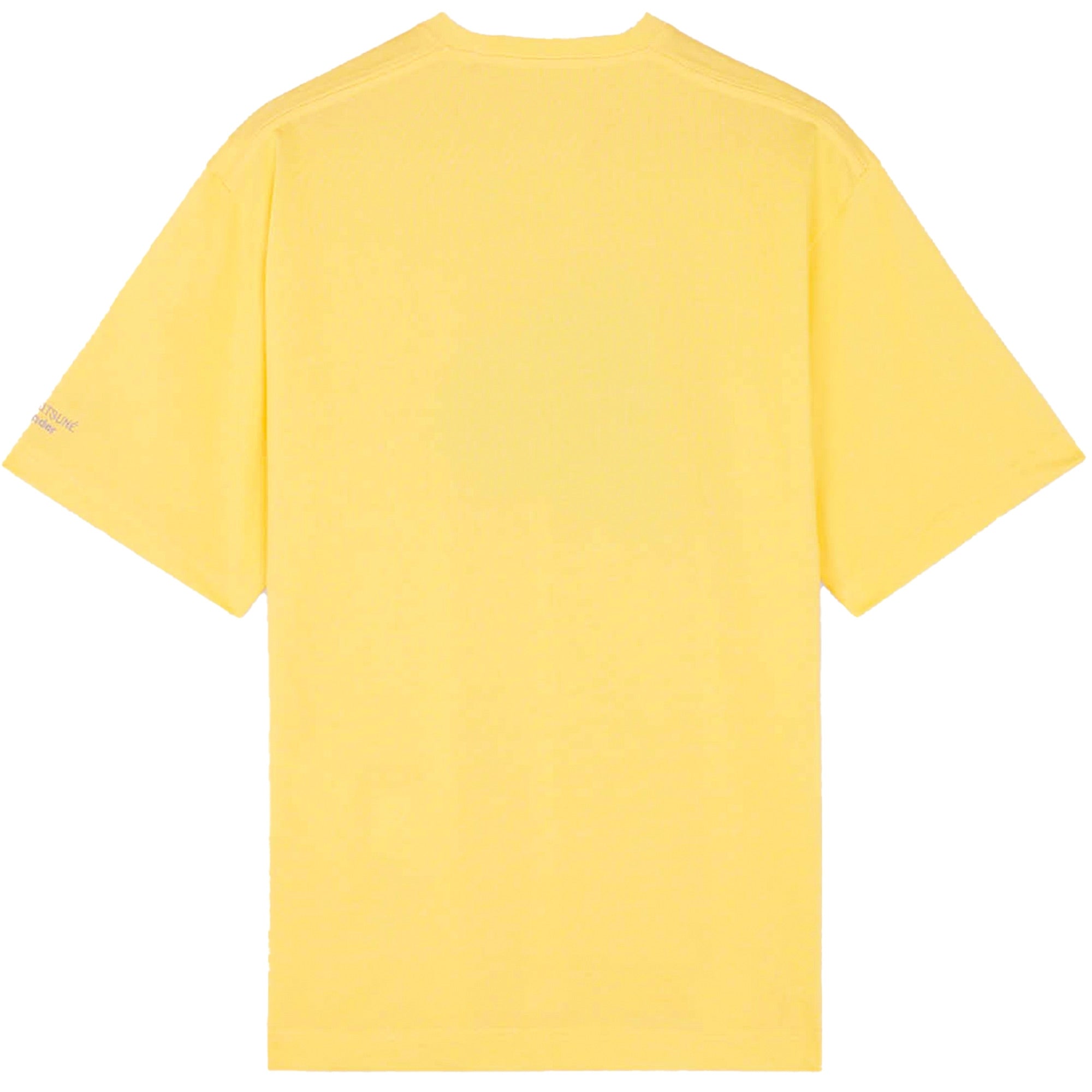 And Wander x Maison Kitsun Dry Cotton T-Shirt - Yellow