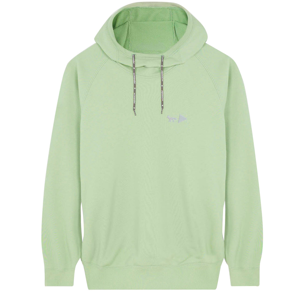 And Wander x Maison Kitsun Dry Cotton Hoodie - Green