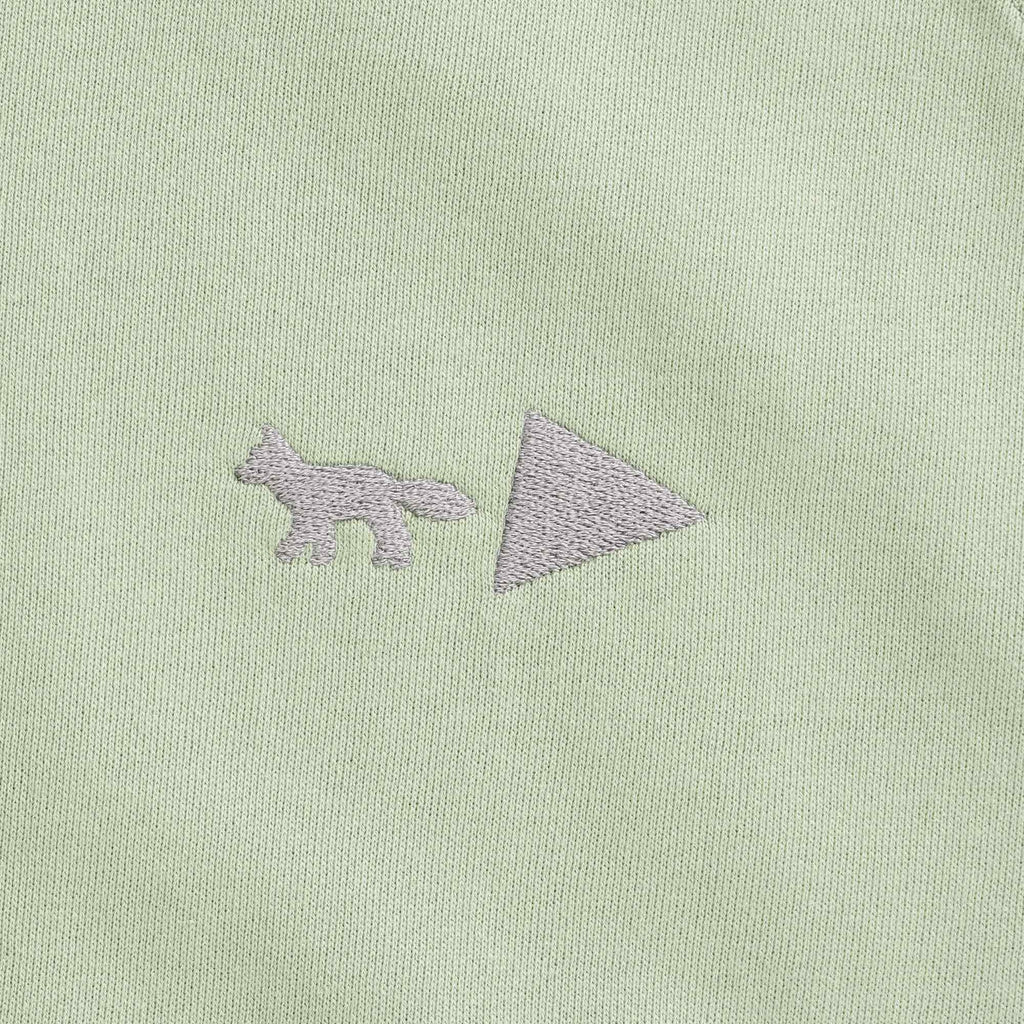And Wander x Maison Kitsun Dry Cotton Hoodie - Green