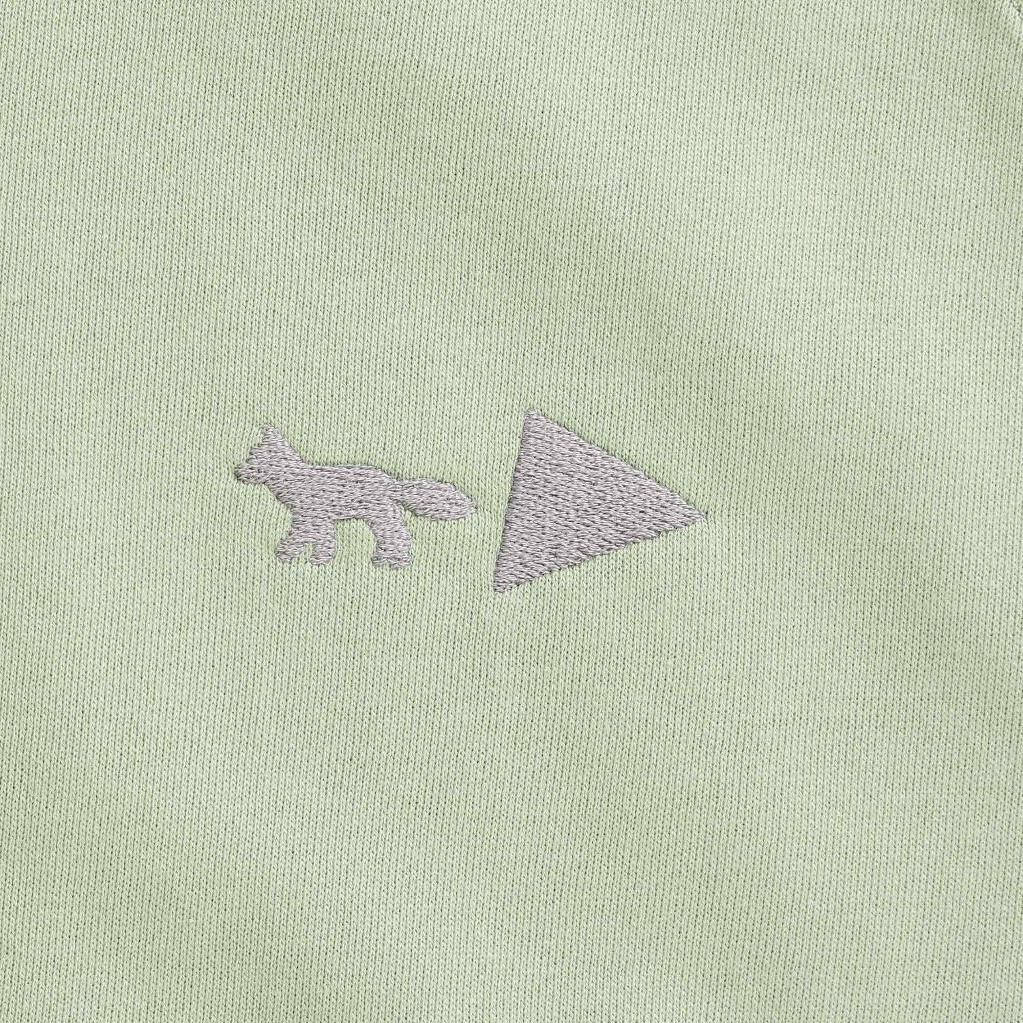 And Wander x Maison Kitsun Dry Cotton Hoodie - Green