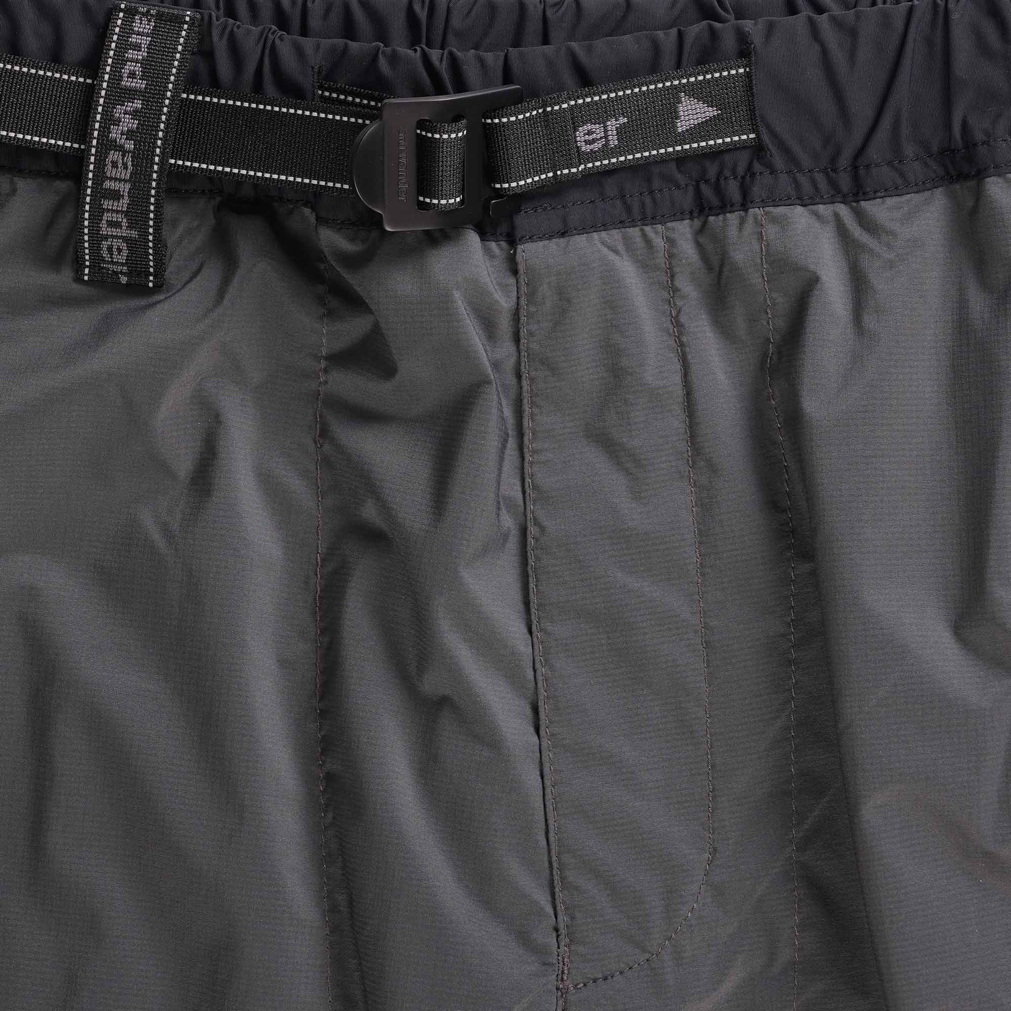 And Wander x Maison Kitsun Ultra Light Weight Pants - Charcoal