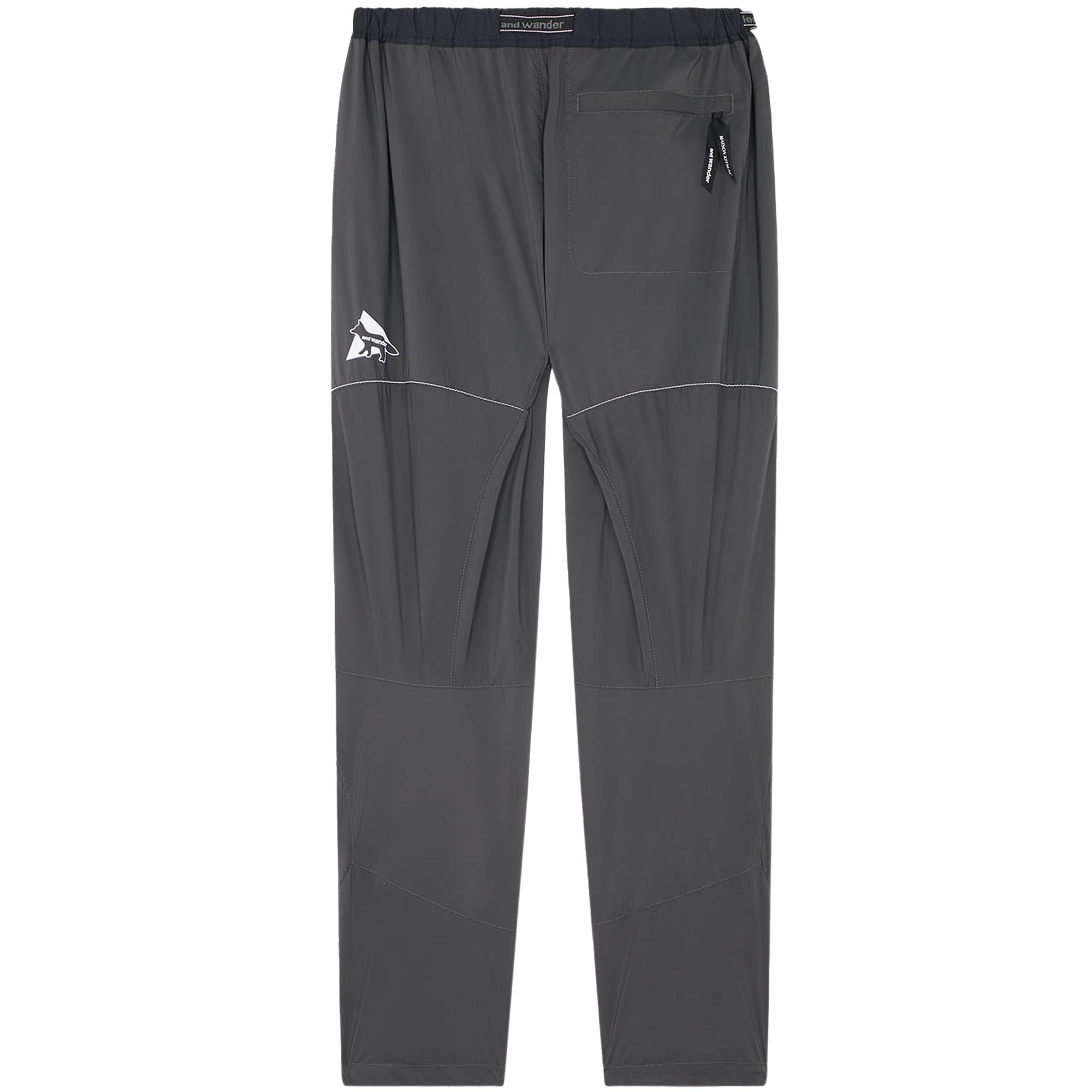 And Wander x Maison Kitsun Ultra Light Weight Pants - Charcoal