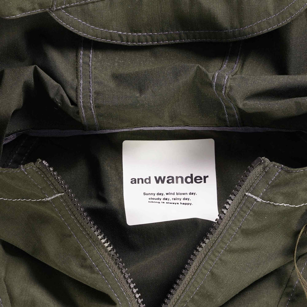 And Wander Kevlar Hooded Jacket - Green
