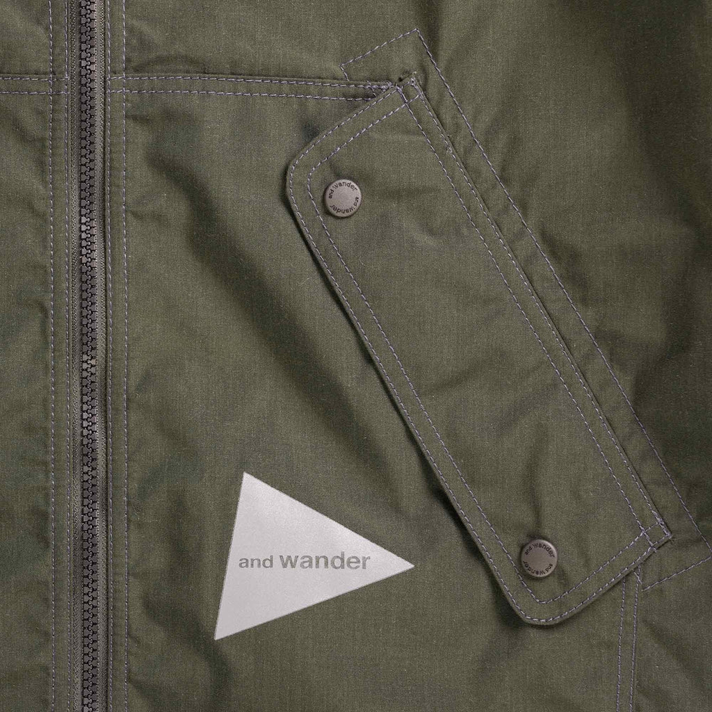 And Wander Kevlar Hooded Jacket - Green