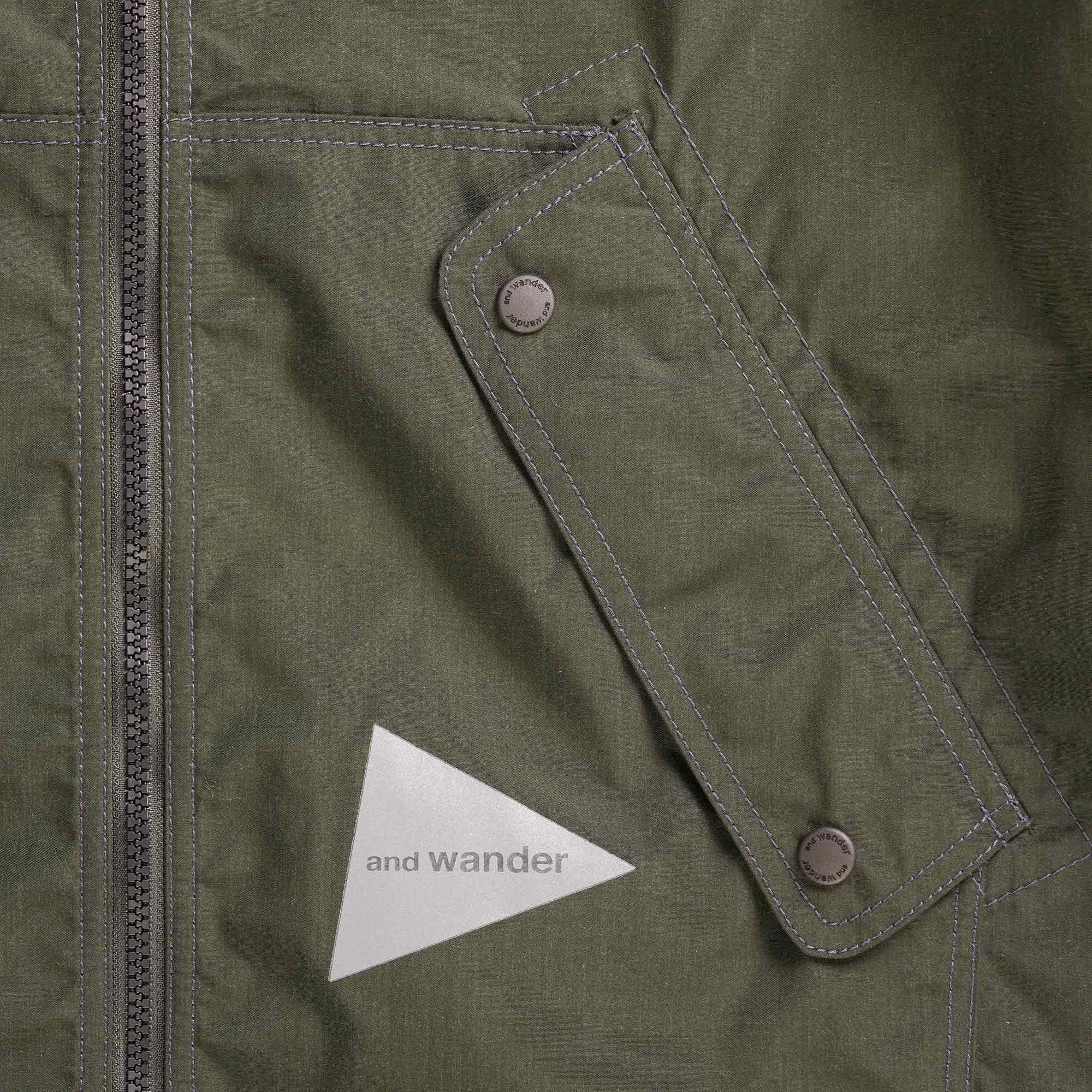 And Wander Kevlar Hooded Jacket - Green