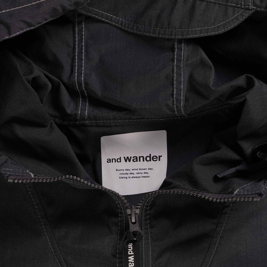 And Wander Kevlar Hooded Jacket - Charcoal