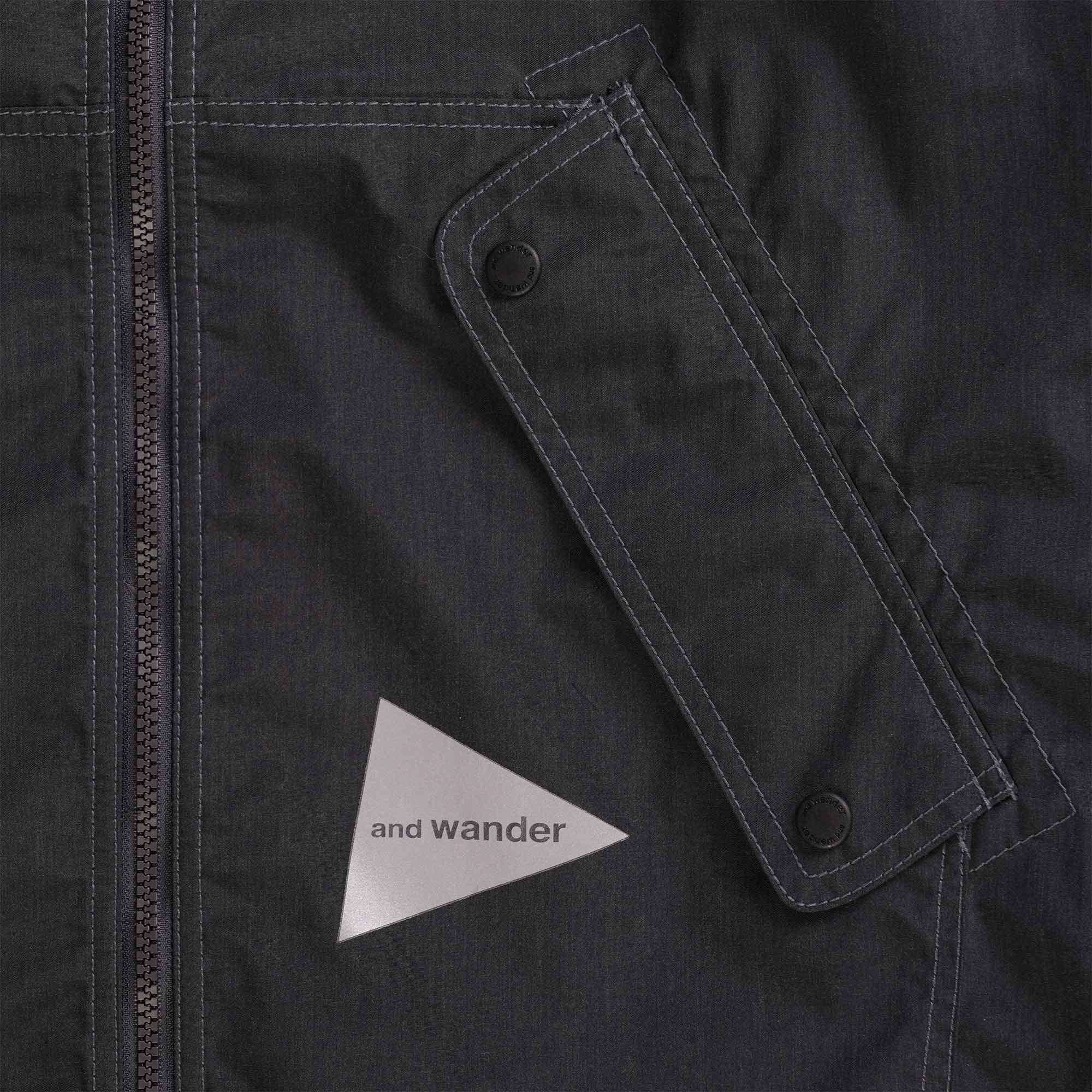 And Wander Kevlar Hooded Jacket - Charcoal