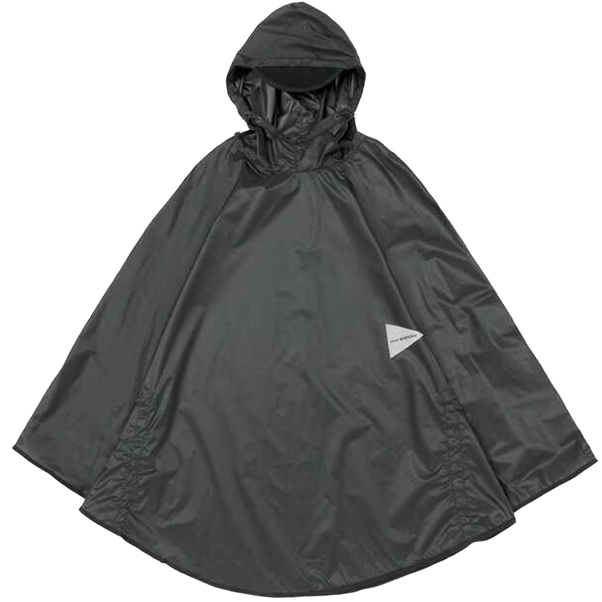 And Wander Sil Poncho - Charcoal
